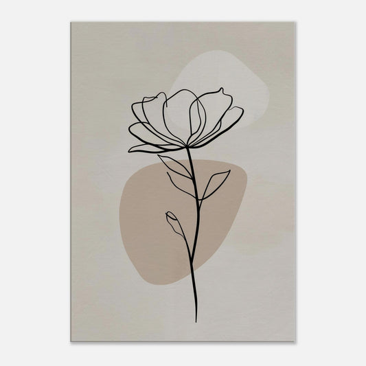 MYSTBIT ART | Silent Flower Canvas Print Wall Art