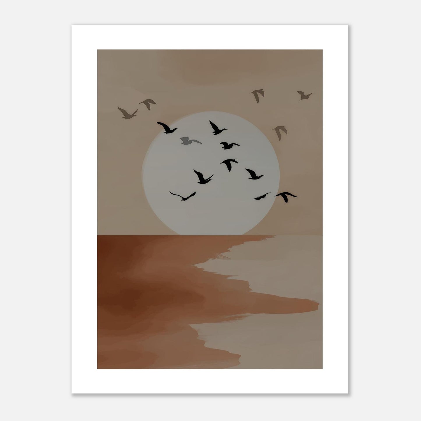 MYSTBIT ART | Silent Shore Art Print Wall Art