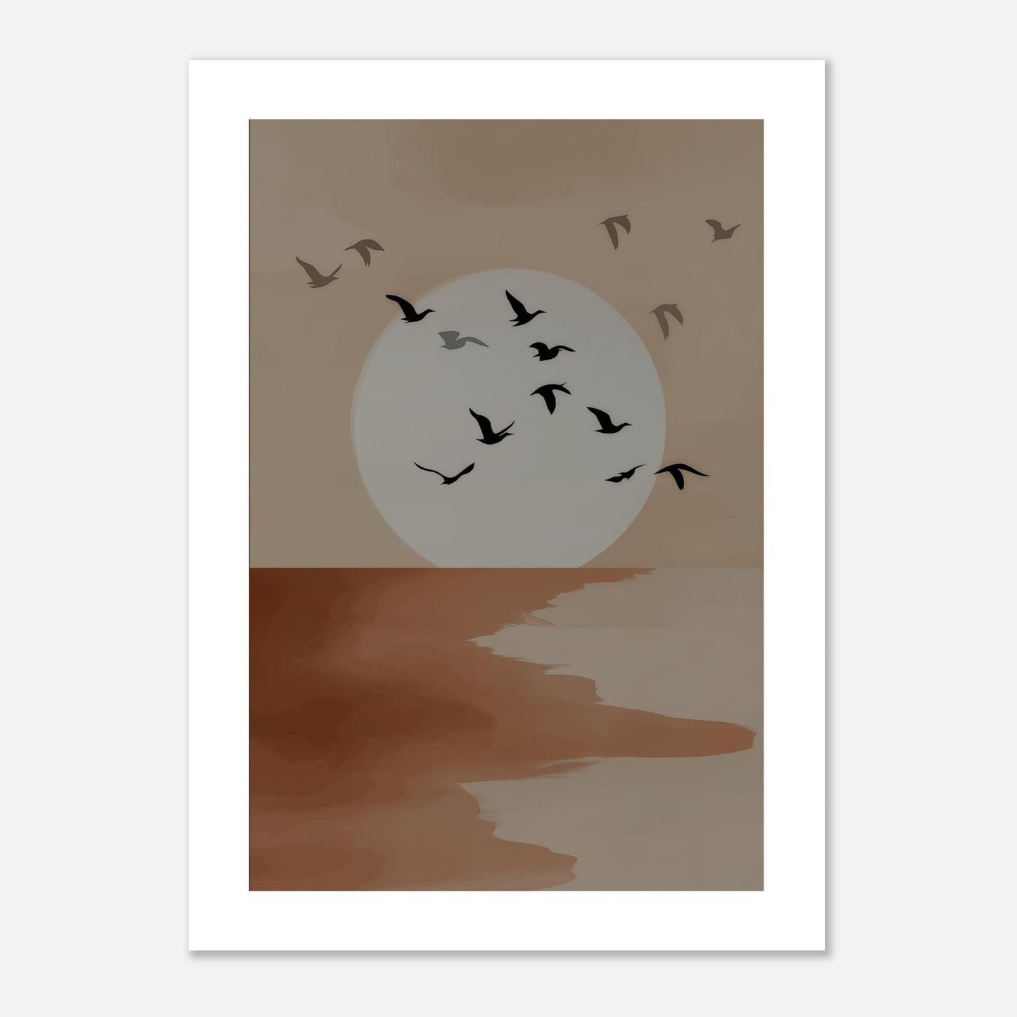 MYSTBIT ART | Silent Shore Art Print Wall Art