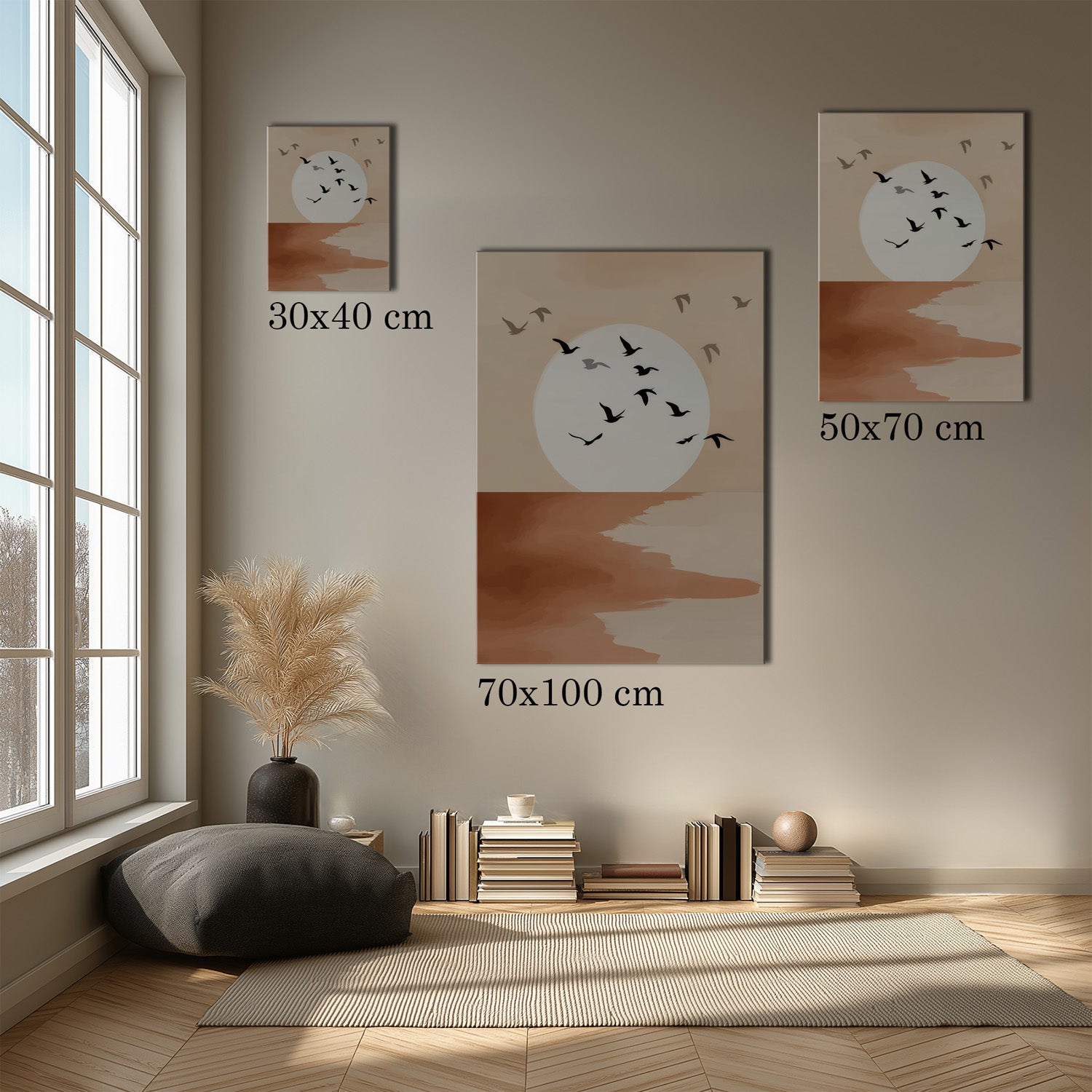 MYSTBIT ART | Silent Shore Canvas Print Wall Art