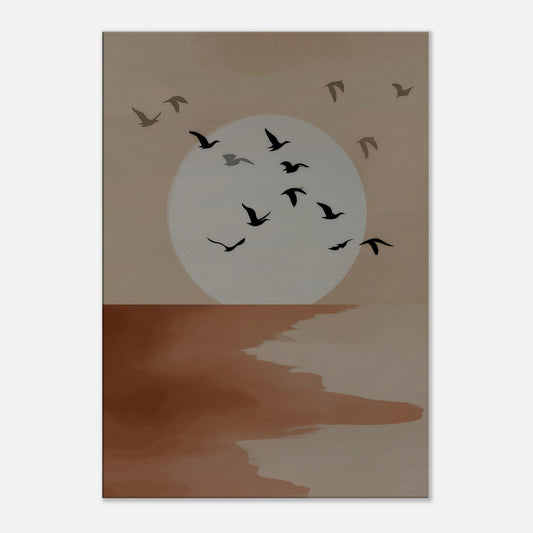 MYSTBIT ART | Silent Shore Canvas Print Wall Art