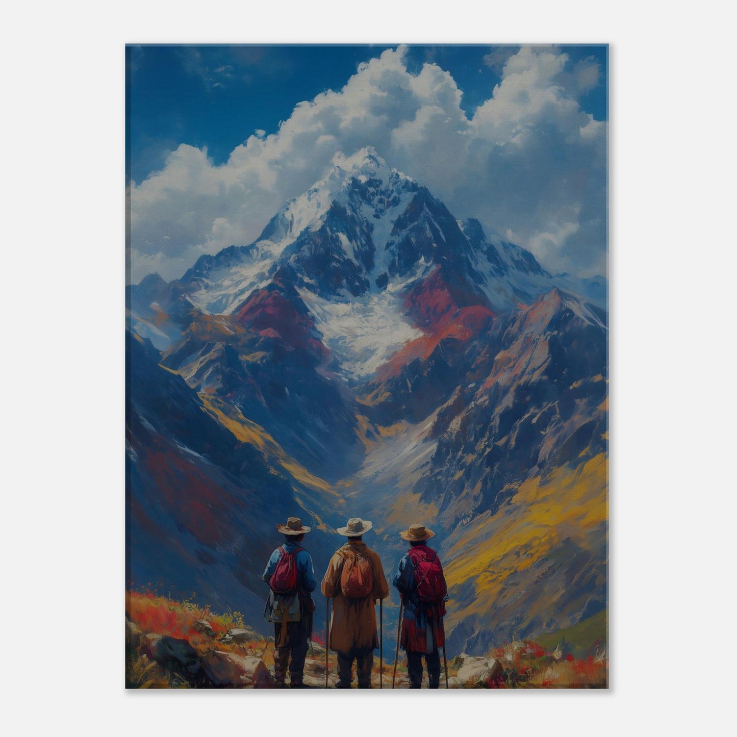 MYSTBIT ART | Skyward Journey Canvas Print Wall Art