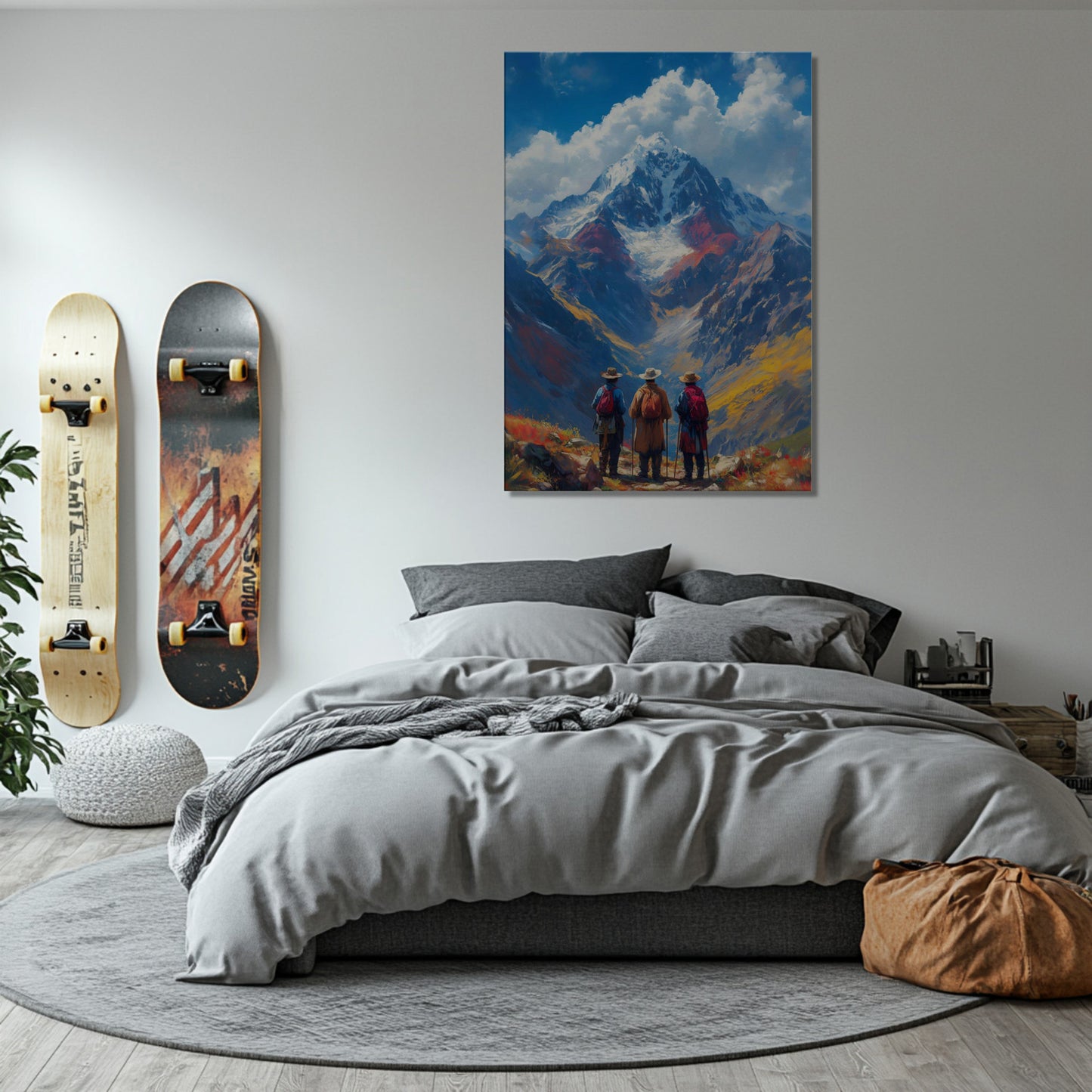 MYSTBIT ART | Skyward Journey Canvas Print Wall Art