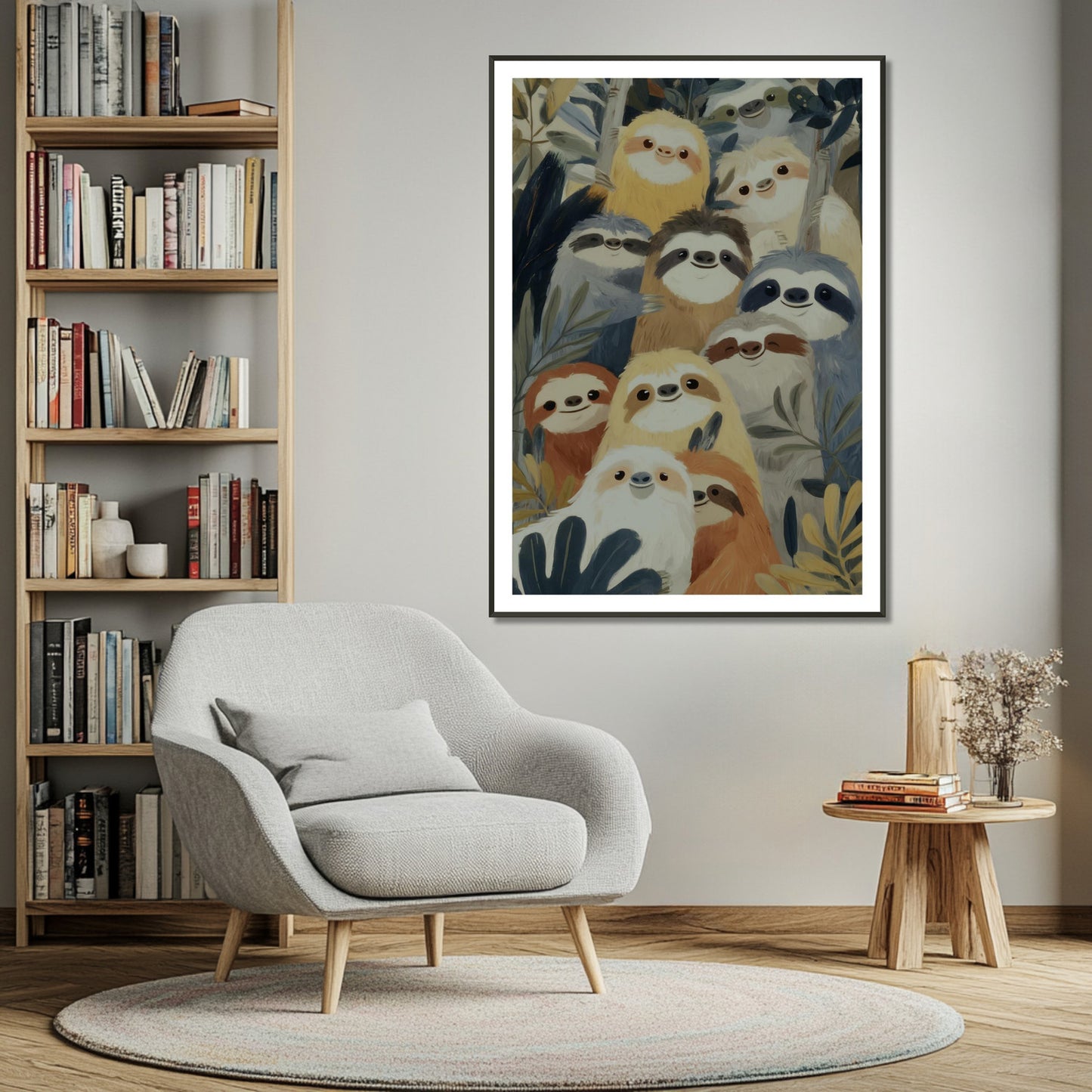 MYSTBIT ART | Slow Jungle Smiles Art Print Wall Art