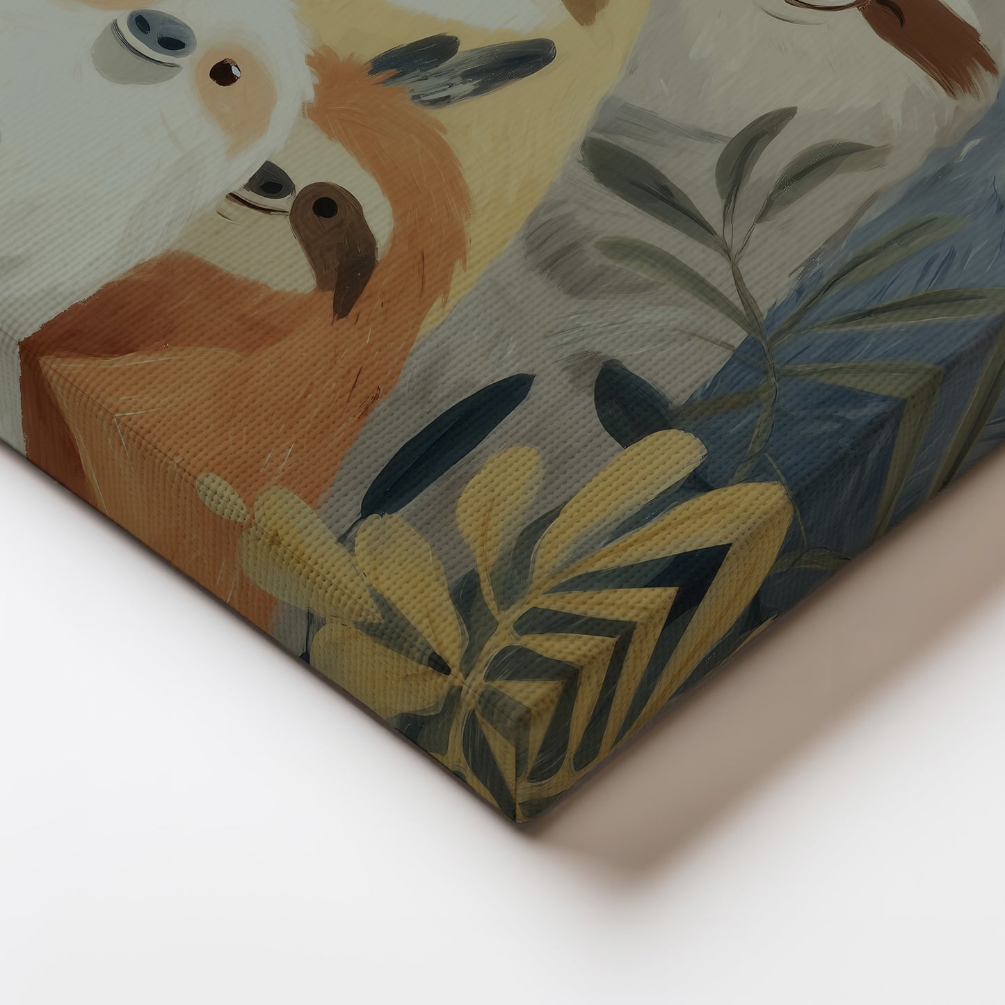 MYSTBIT ART | Slow Jungle Smiles Canvas Print Wall Art