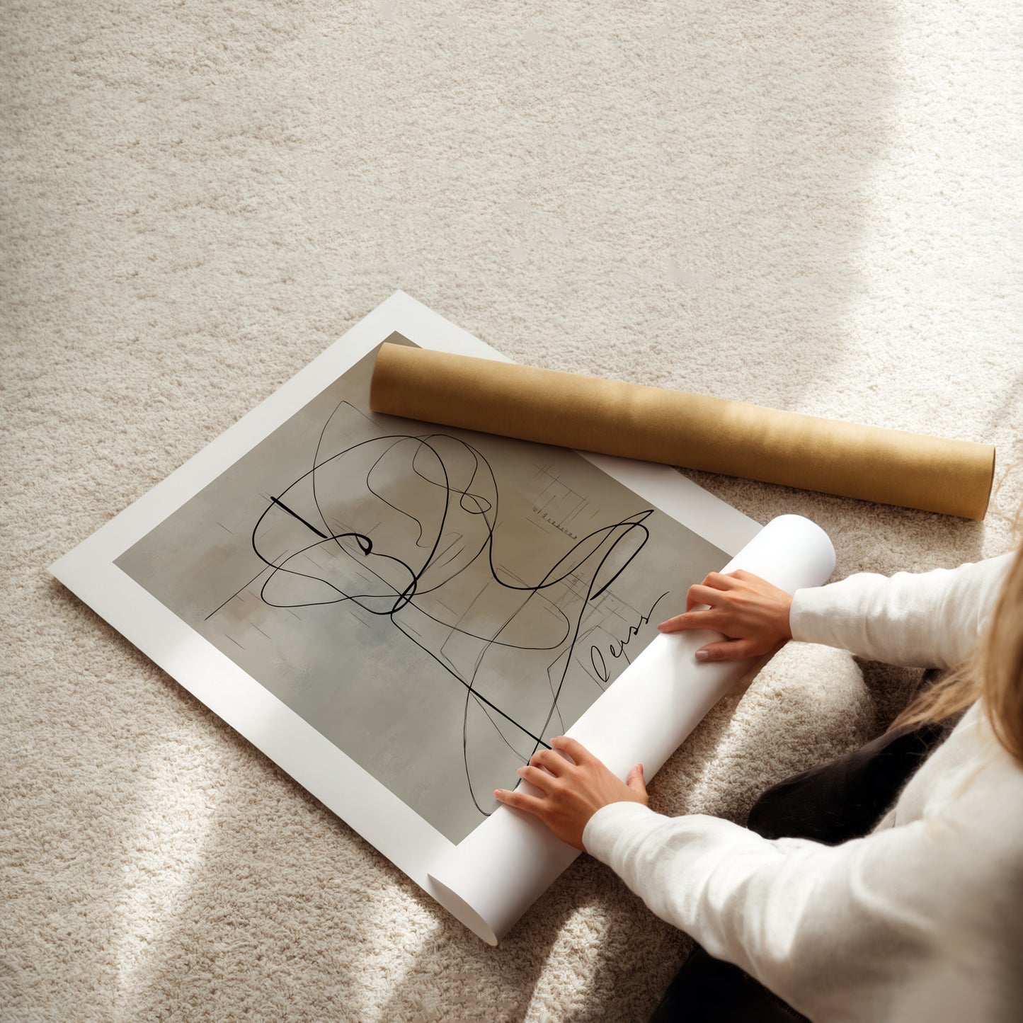 MYSTBIT ART | Soft Balance Art Print Wall Art