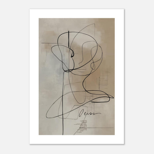 MYSTBIT ART | Soft Balance Art Print Wall Art