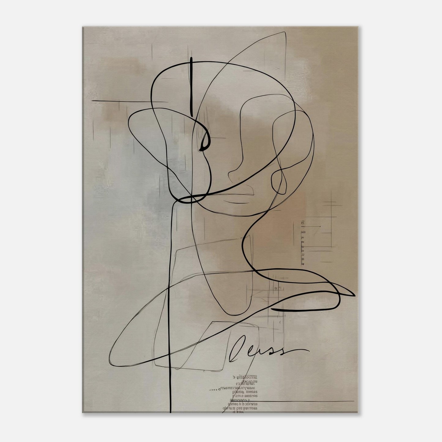 MYSTBIT ART | Soft Balance Canvas Print Wall Art