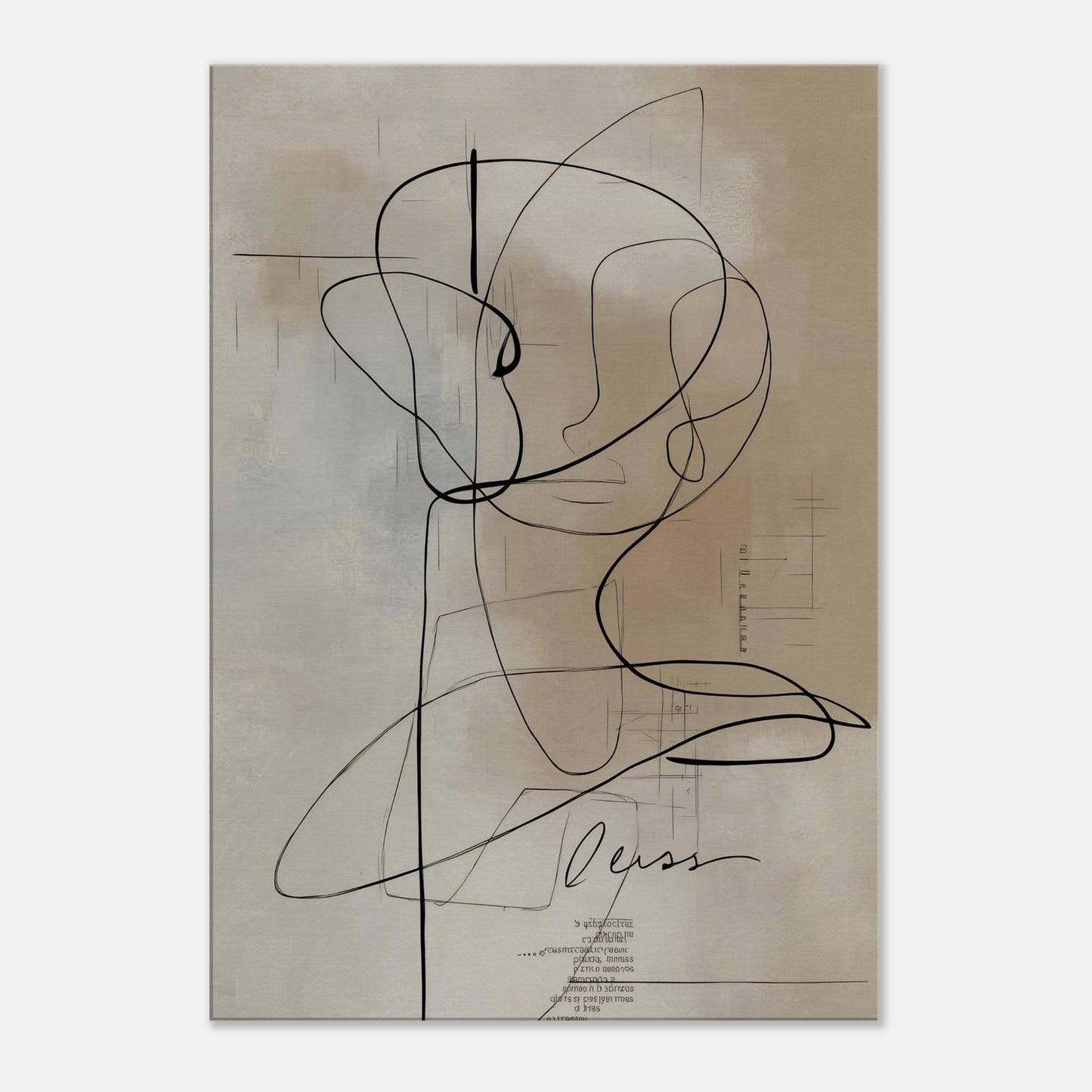 MYSTBIT ART | Soft Balance Canvas Print Wall Art