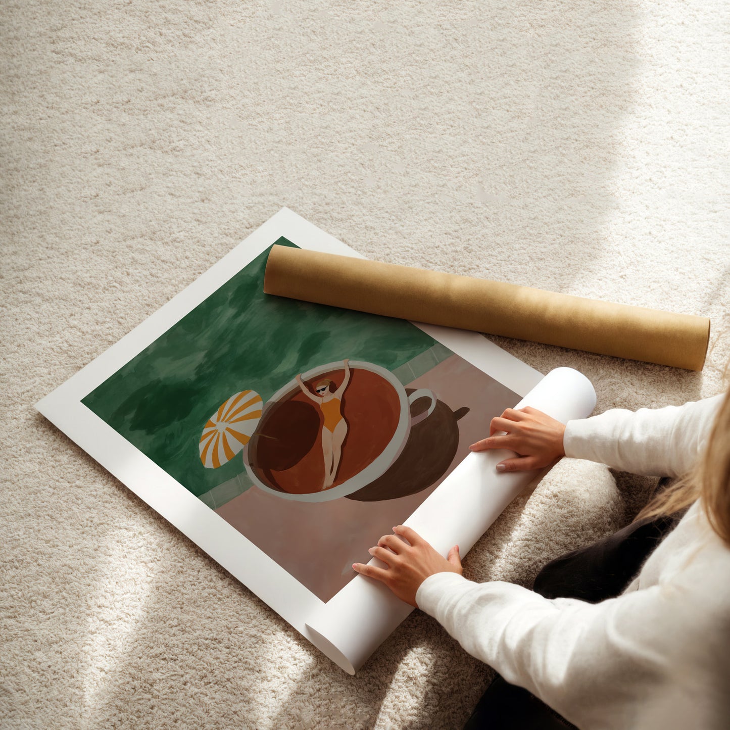 MYSTBIT ART | Soft Morning Ritual Art Print Wall Art