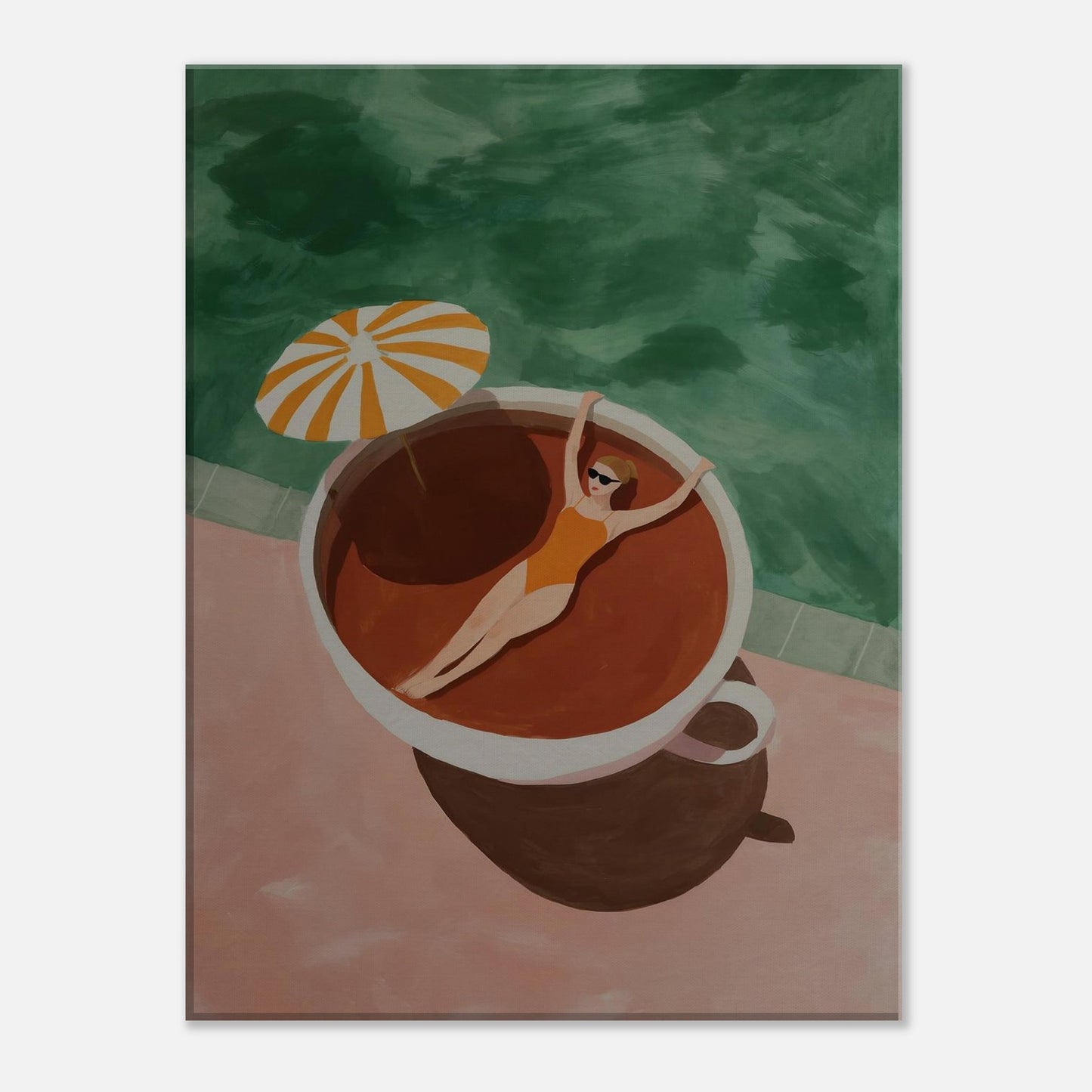 MYSTBIT ART | Soft Morning Ritual Canvas Print Wall Art