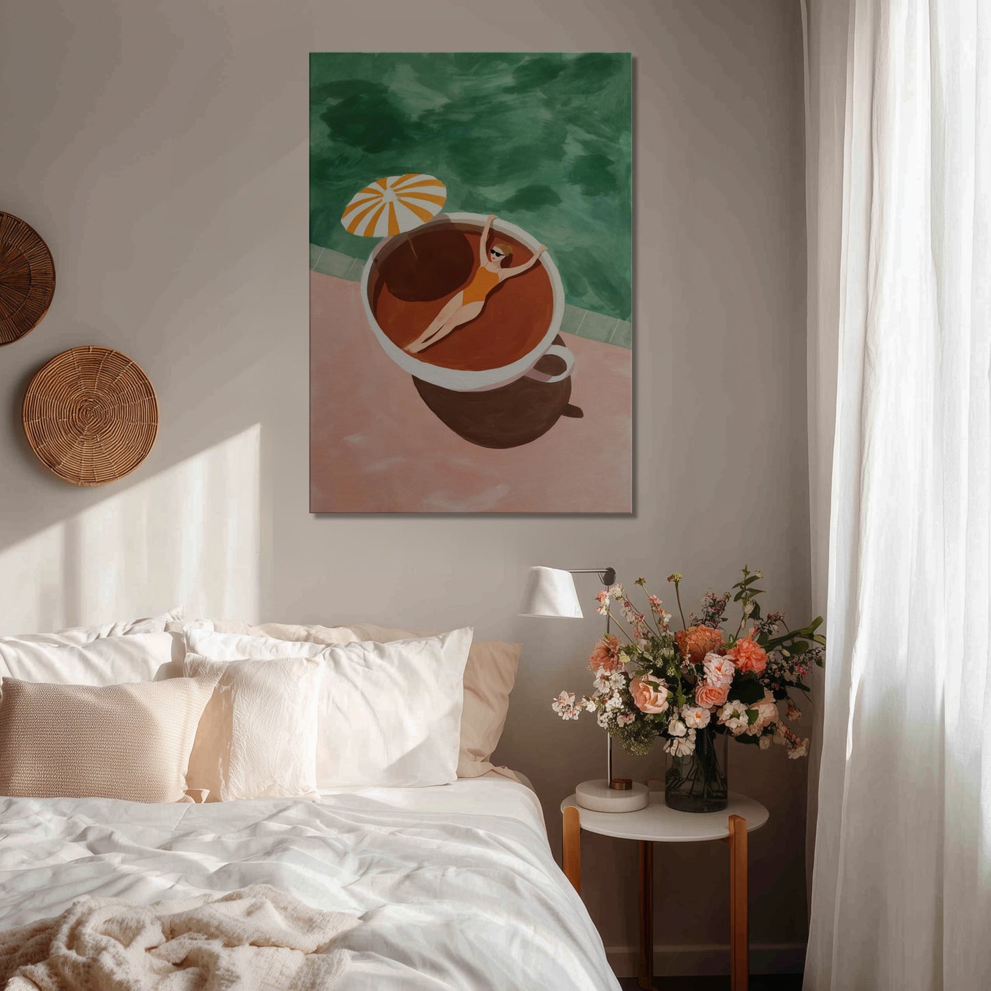 MYSTBIT ART | Soft Morning Ritual Canvas Print Wall Art
