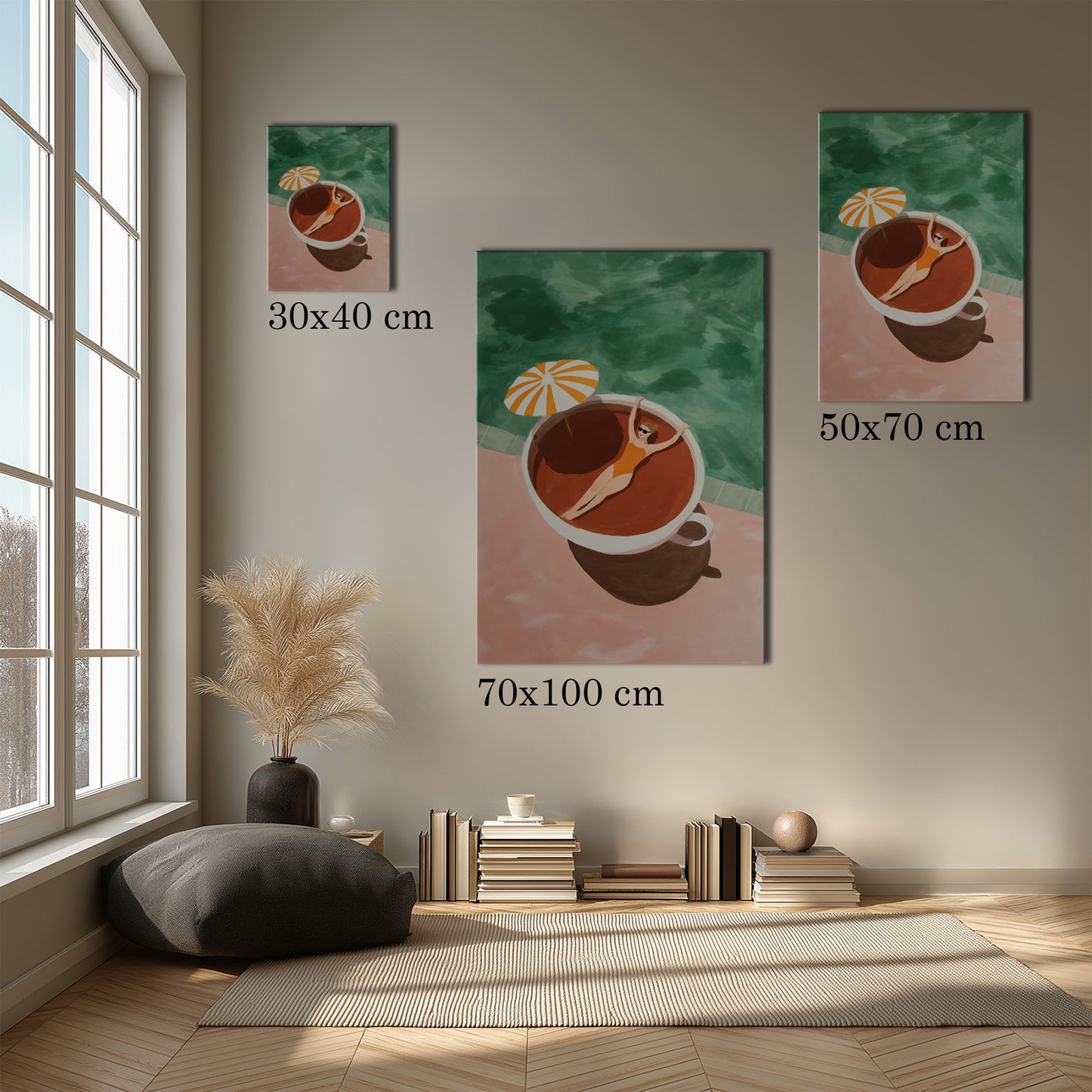 MYSTBIT ART | Soft Morning Ritual Canvas Print Wall Art