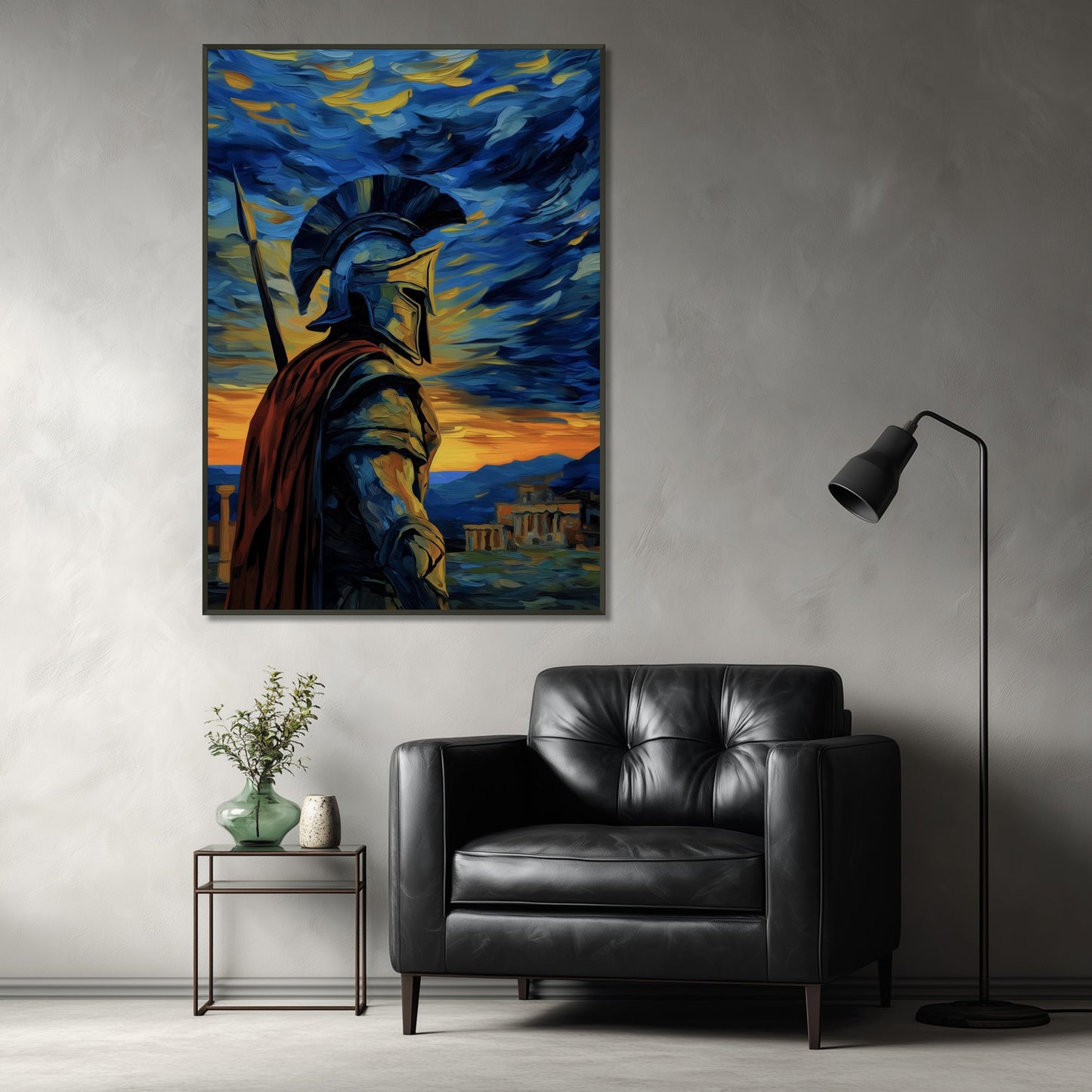 MYSTBIT ART | Spartan Gatekeeper Art Print Wall Art