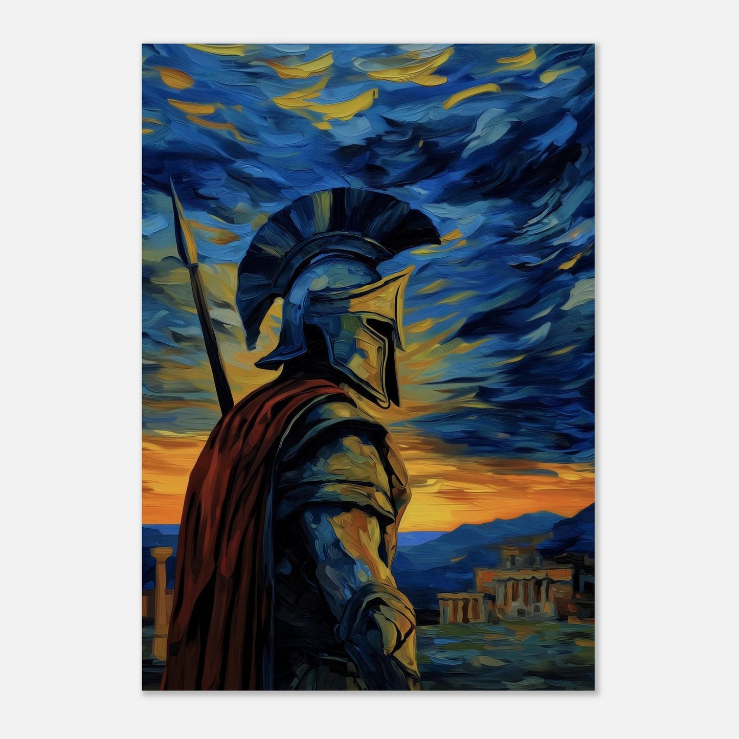 MYSTBIT ART | Spartan Gatekeeper Art Print Wall Art