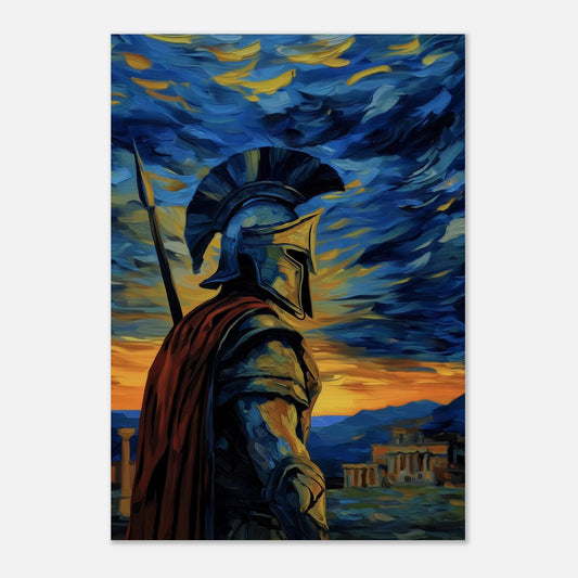 MYSTBIT ART | Spartan Gatekeeper Art Print Wall Art