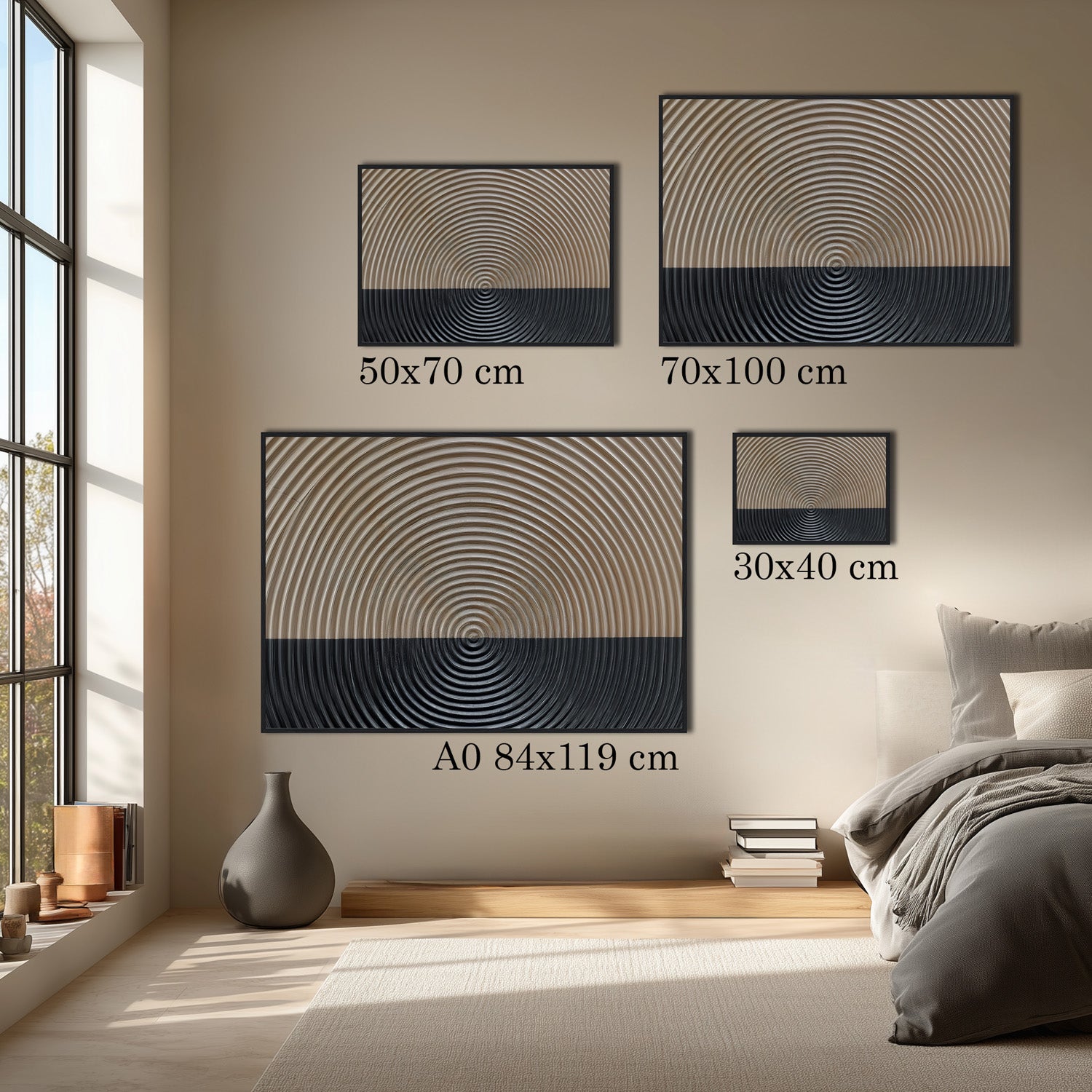 MYSTBIT ART | Split Horizon Art Print Wall Art