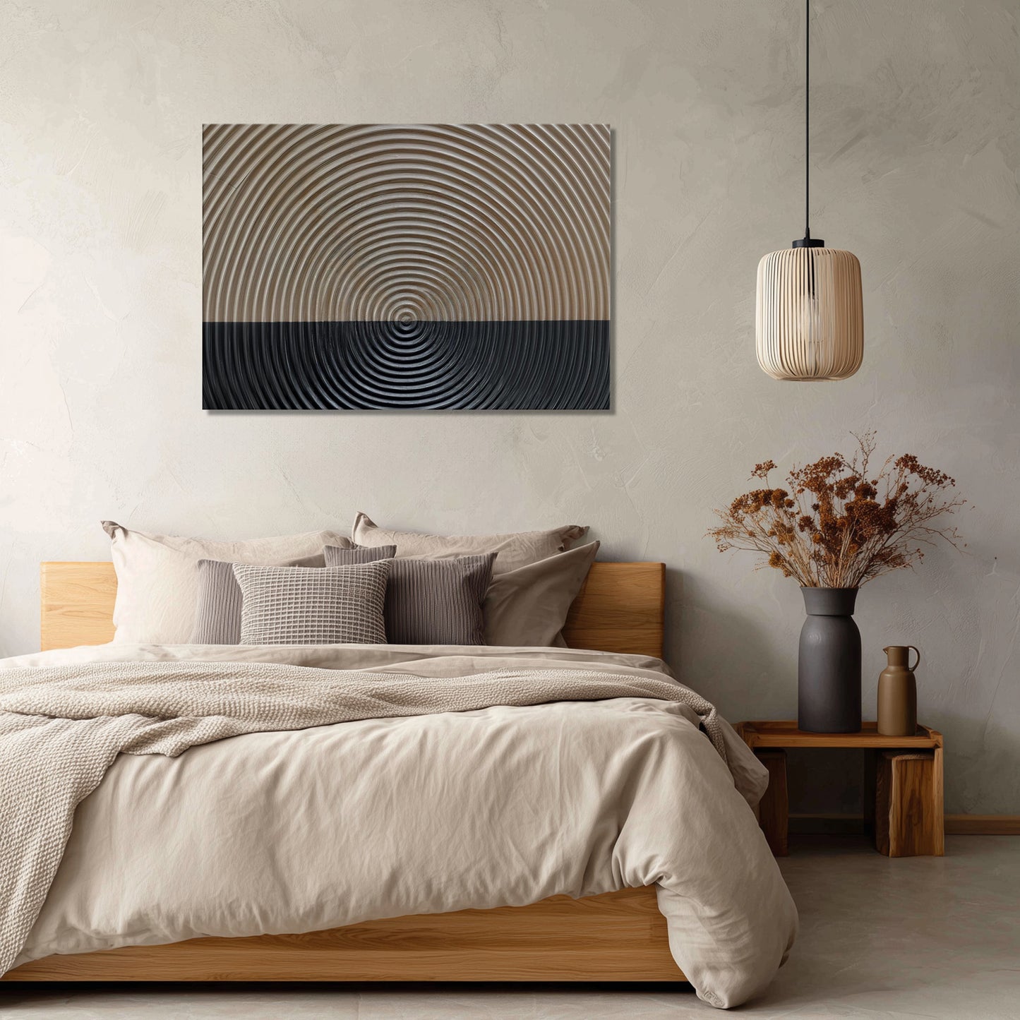 MYSTBIT ART | Split Horizon Canvas Print Wall Art