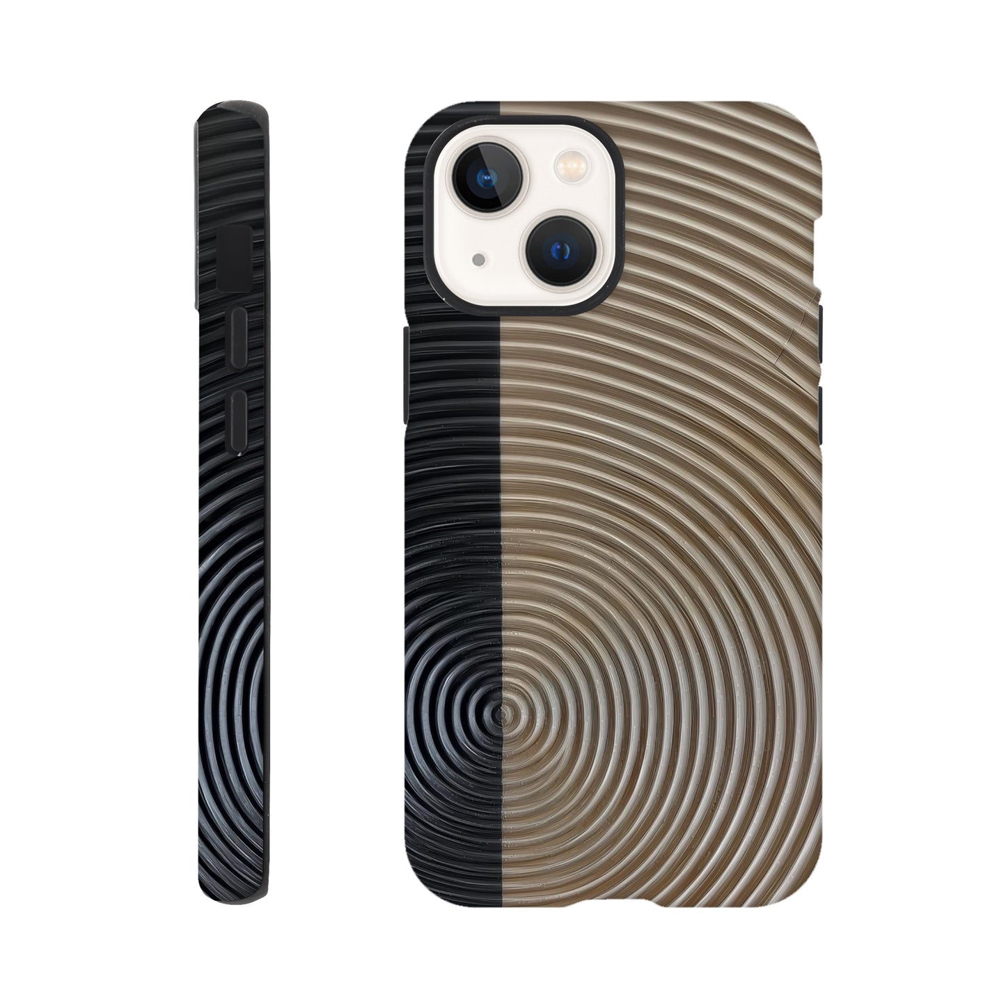 MYSTBIT ART | Split Horizon iPhone Case-MYSTBIT ART