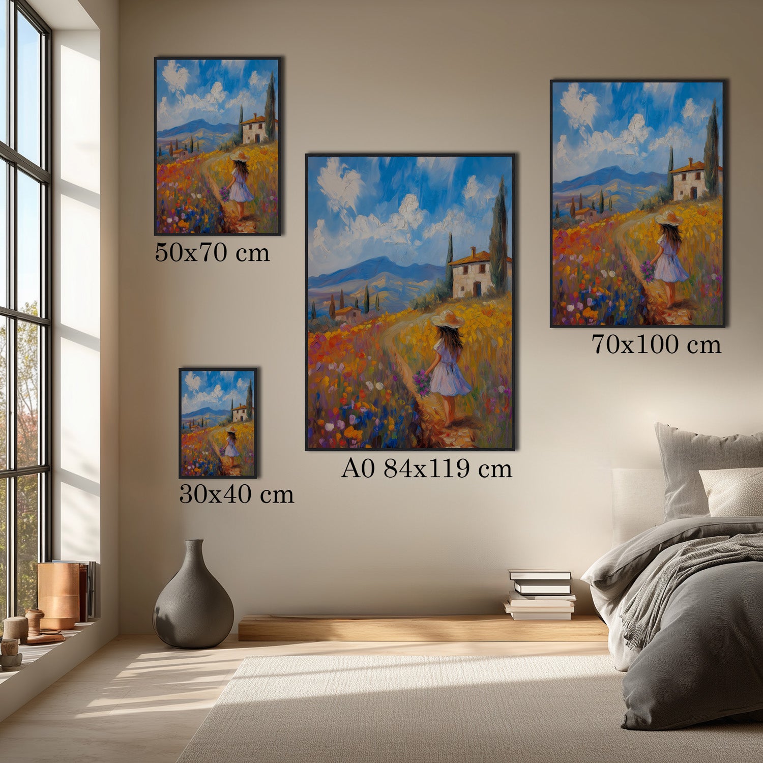 MYSTBIT ART | Summer in Tuscany Art Print Wall Art