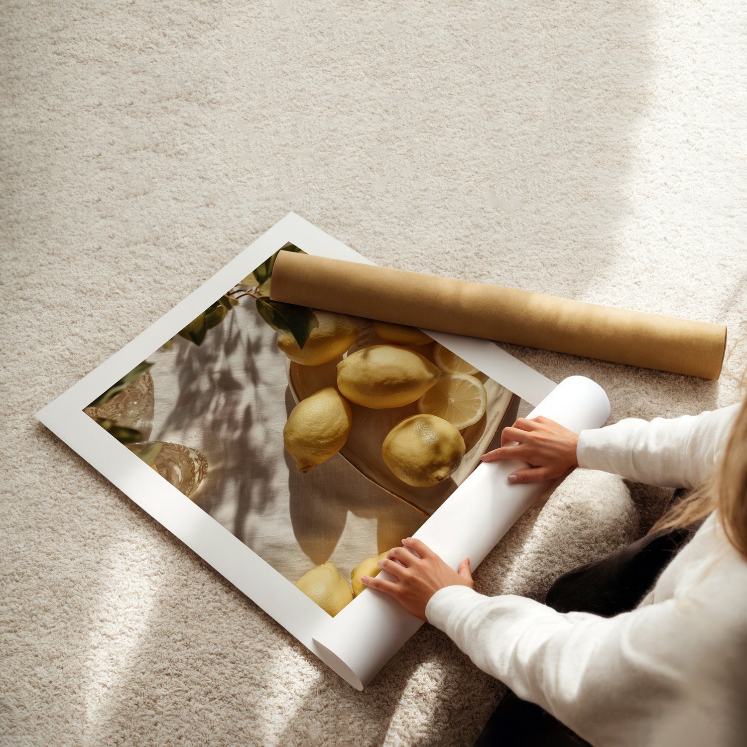 MYSTBIT ART | Sun & Citrus Art Print Wall Art