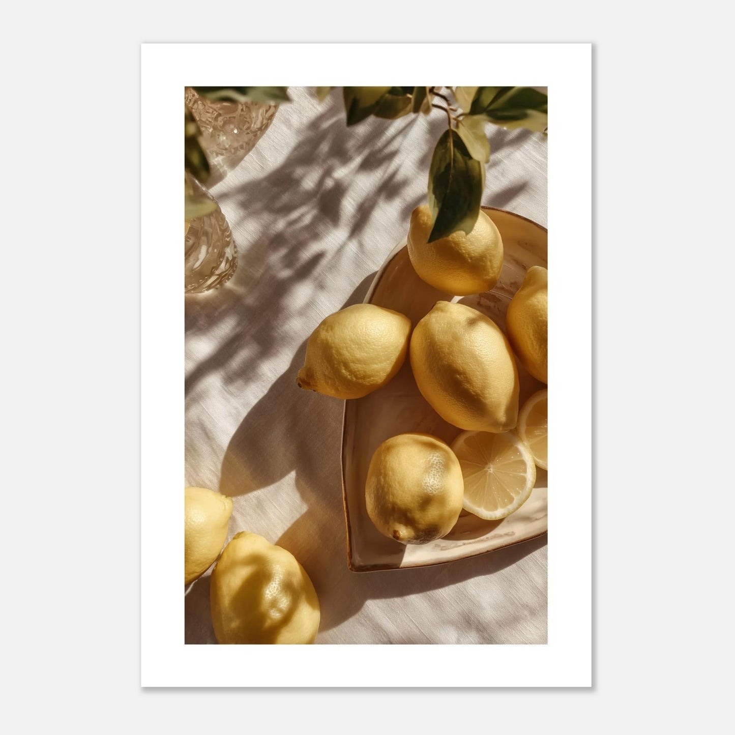 MYSTBIT ART | Sun & Citrus Art Print Wall Art