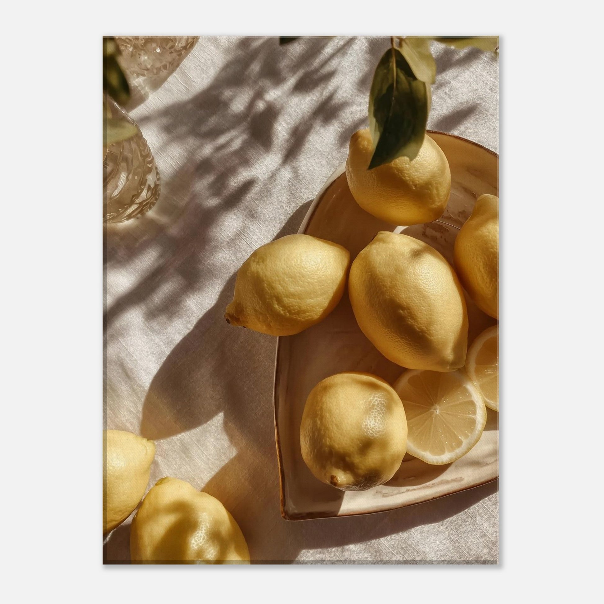 MYSTBIT ART | Sun & Citrus Canvas Print Wall Art
