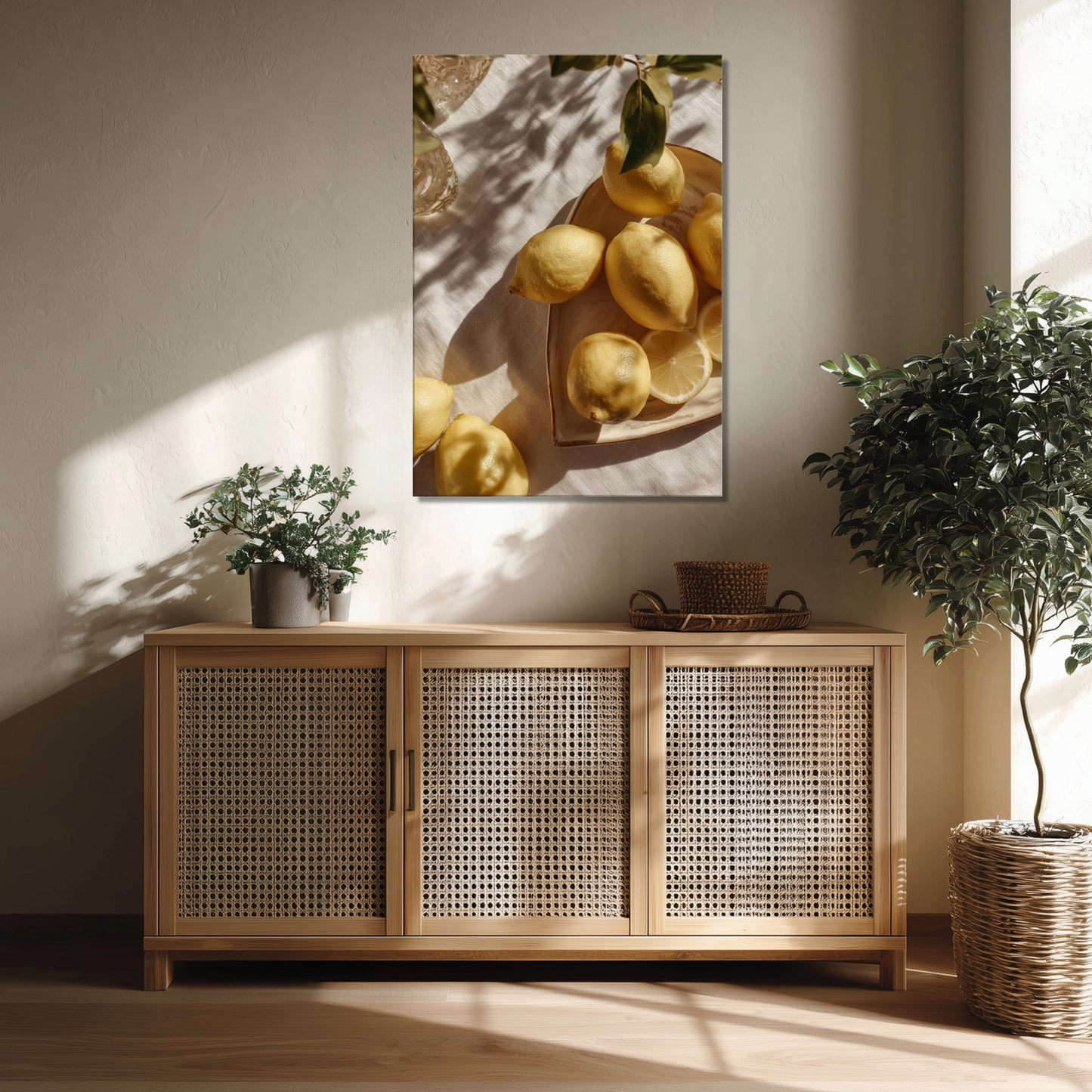 MYSTBIT ART | Sun & Citrus Canvas Print Wall Art
