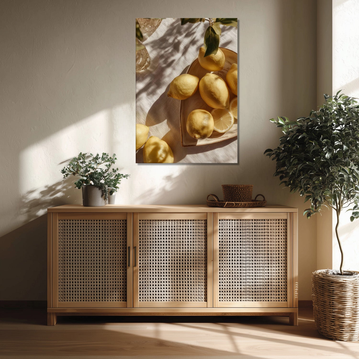 MYSTBIT ART | Sun & Citrus Canvas Print Wall Art