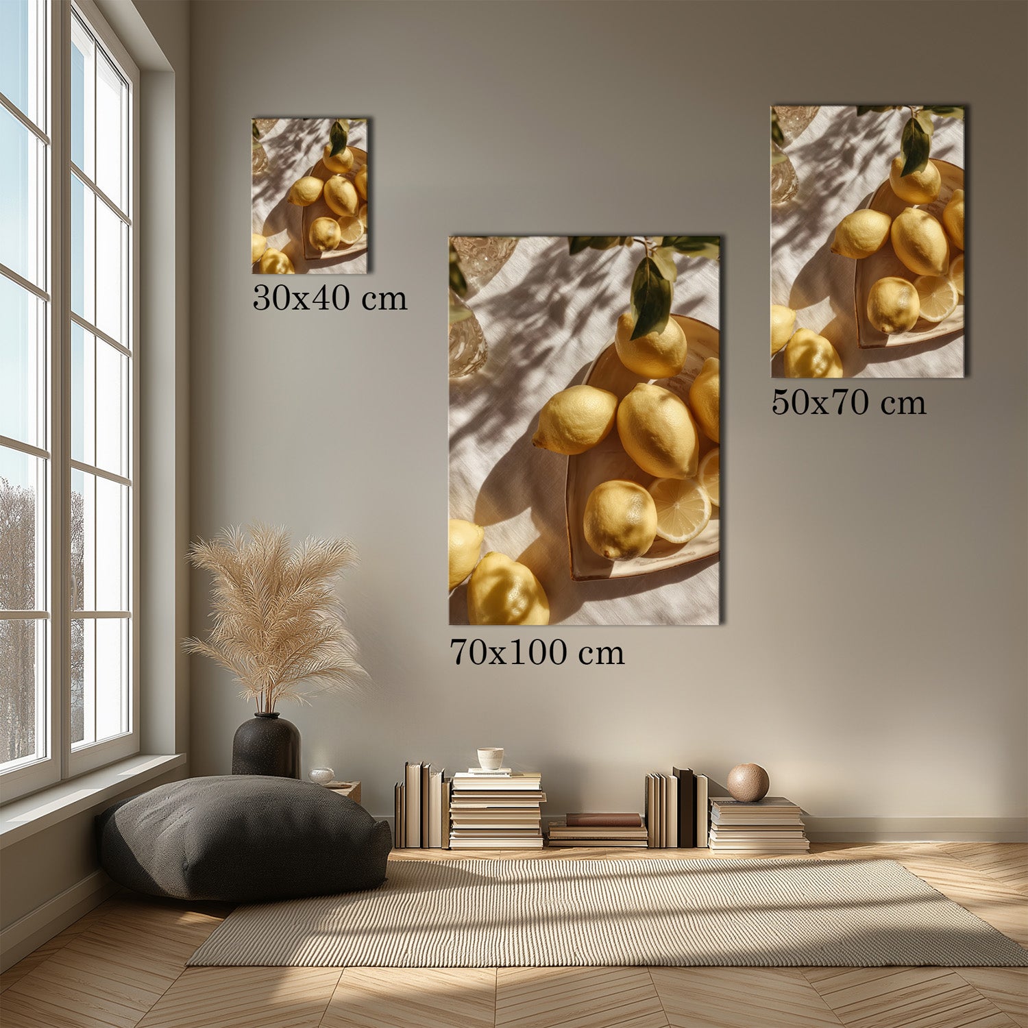 MYSTBIT ART | Sun & Citrus Canvas Print Wall Art