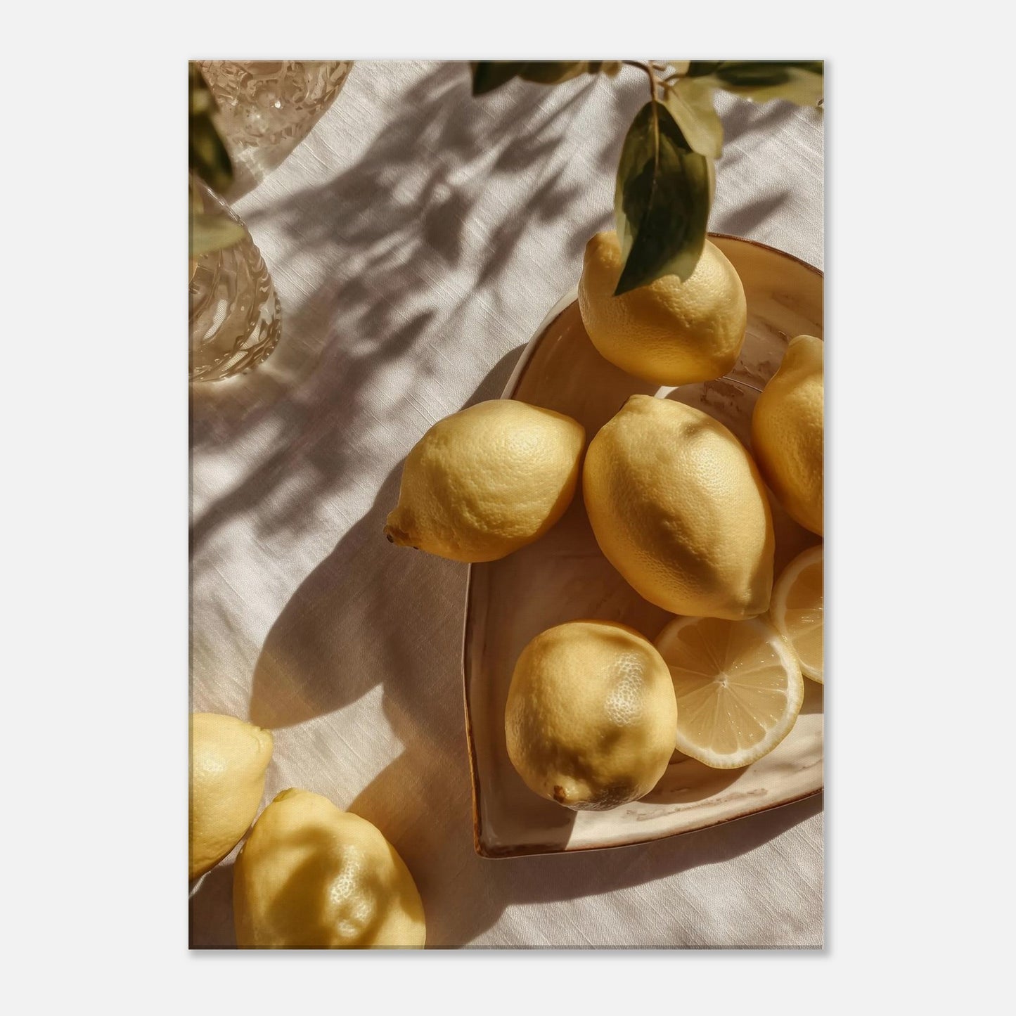 MYSTBIT ART | Sun & Citrus Canvas Print Wall Art