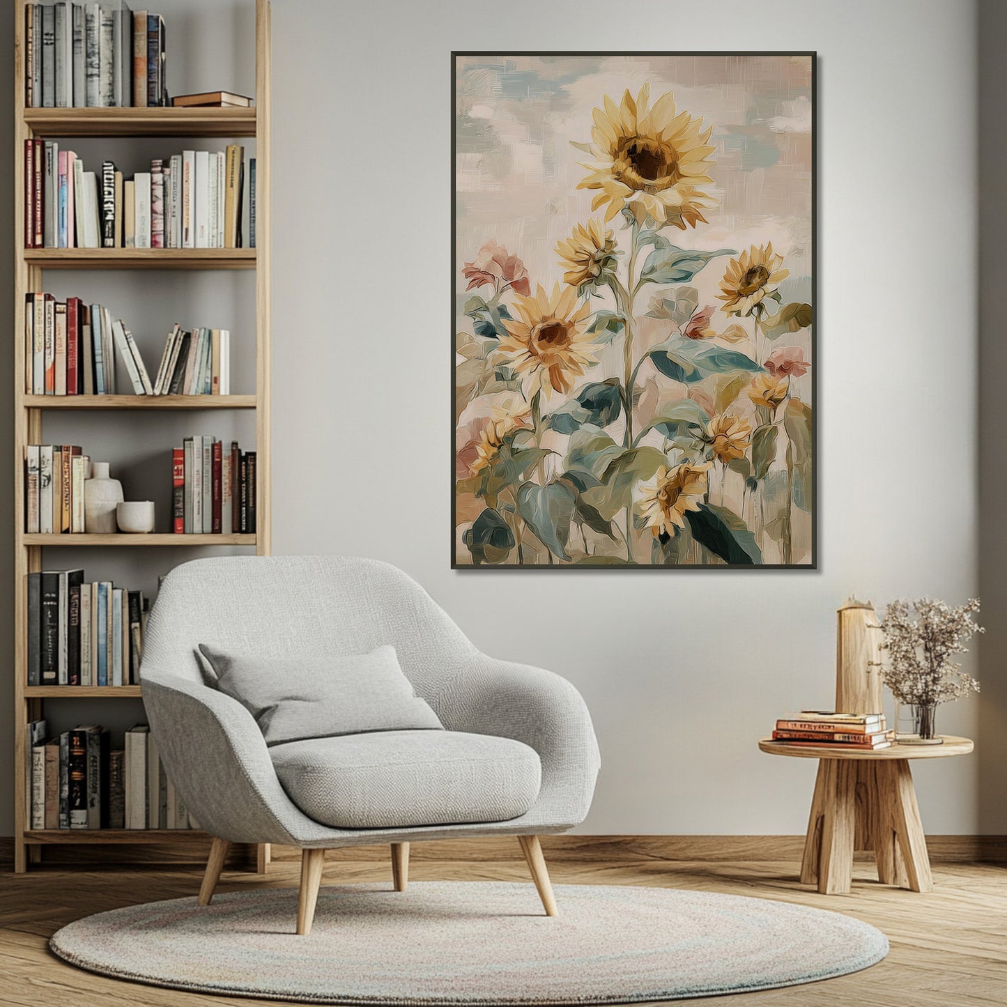 MYSTBIT ART | Sunflower Garden Art Print Wall Art