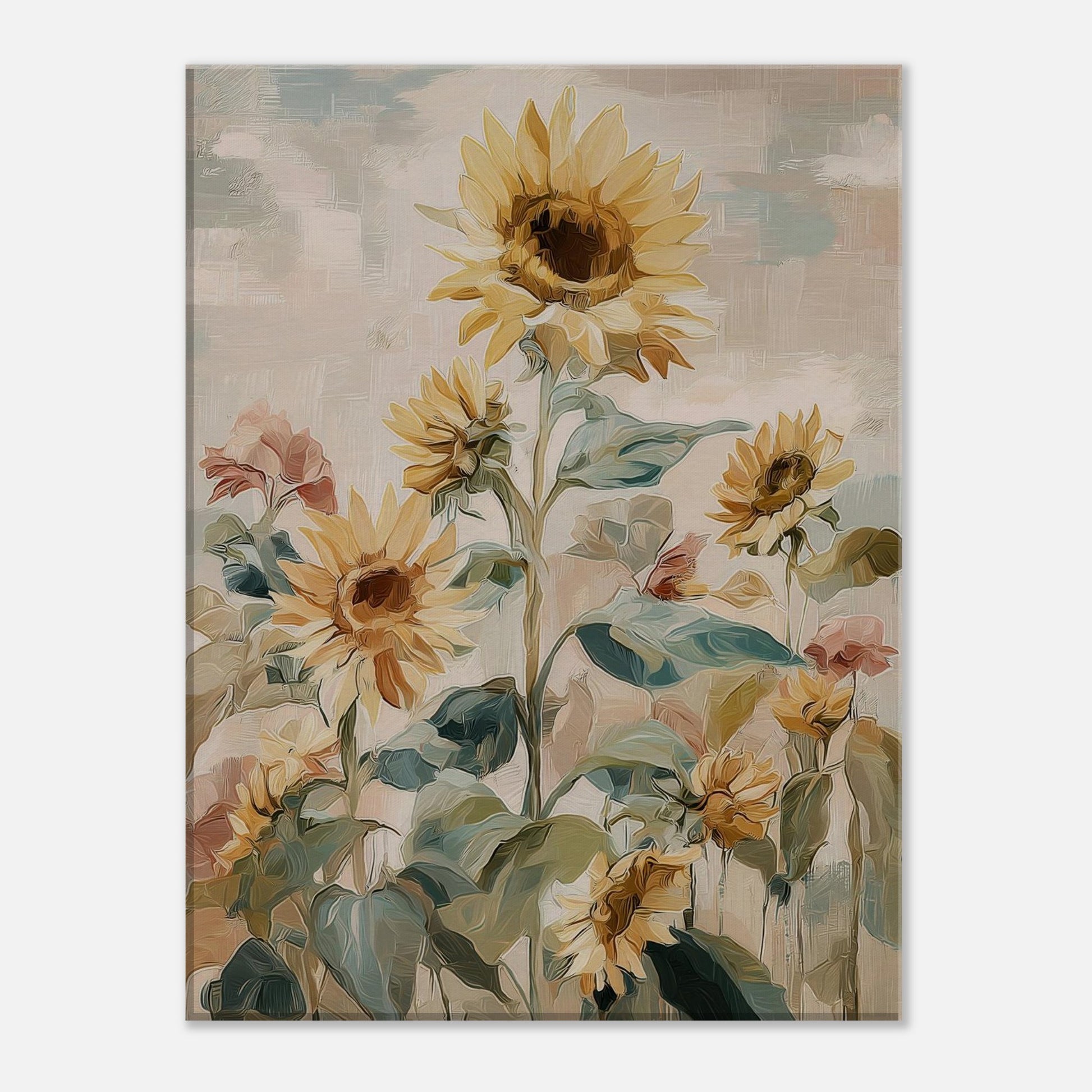 MYSTBIT ART | Sunflower Garden Canvas Print Wall Art