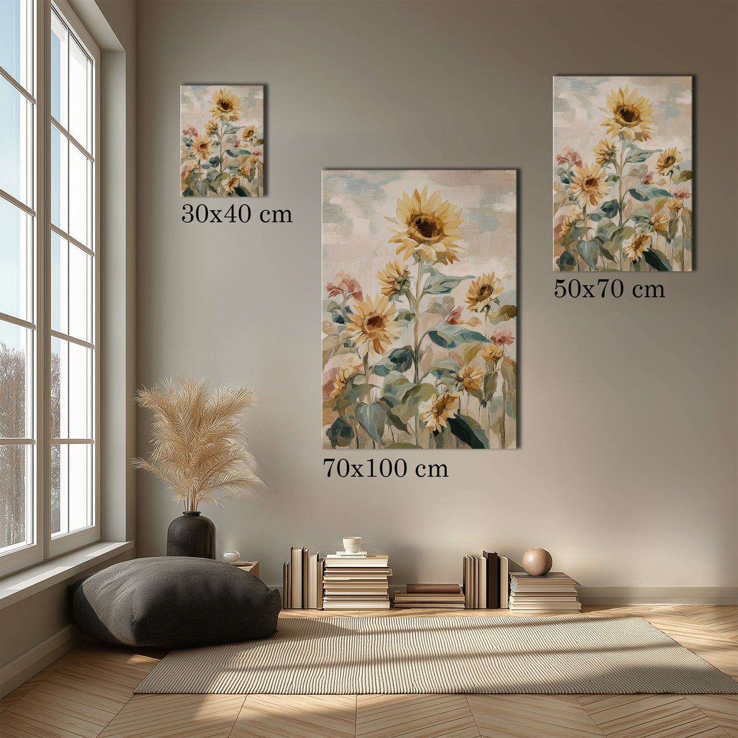 MYSTBIT ART | Sunflower Garden Canvas Print Wall Art