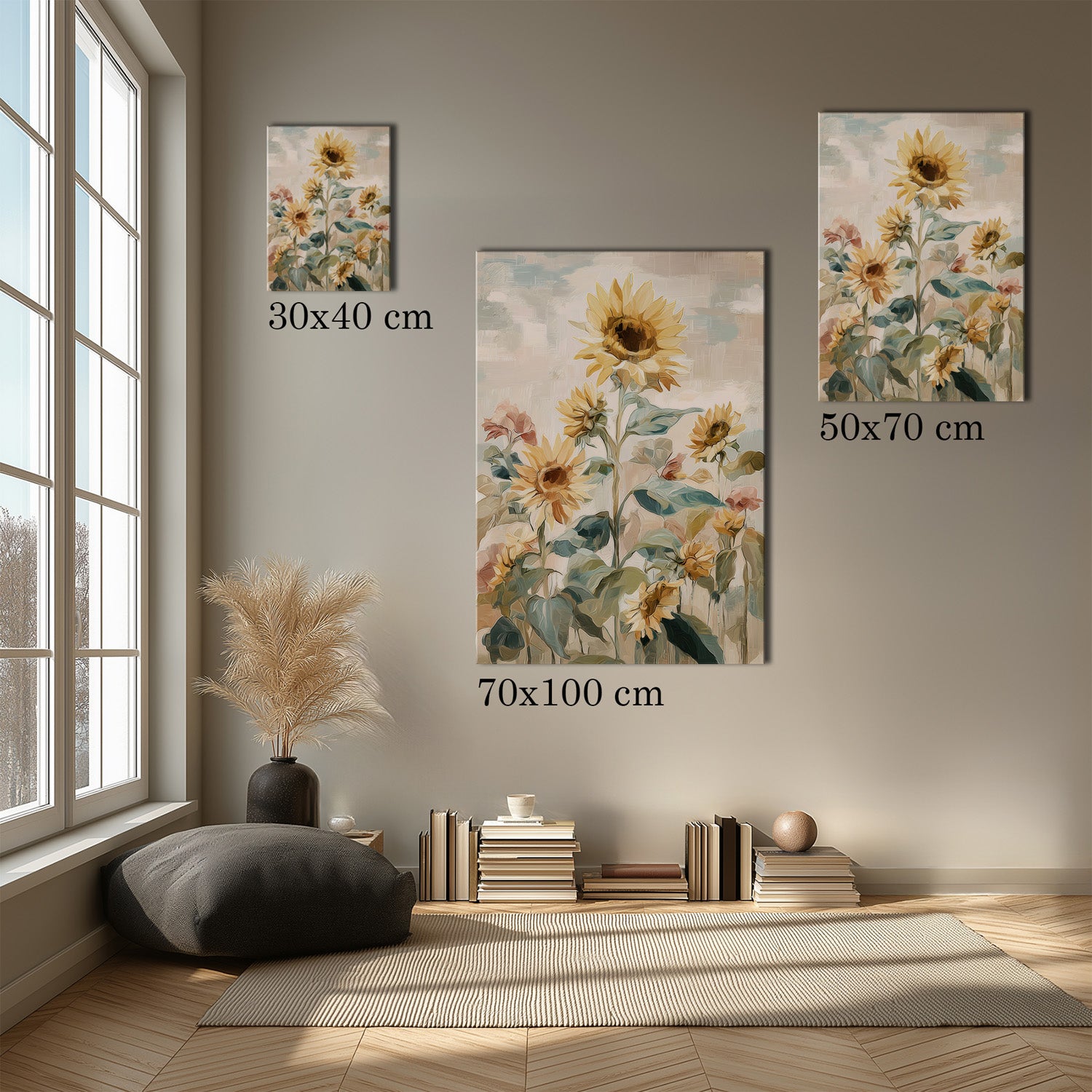 MYSTBIT ART | Sunflower Garden Canvas Print Wall Art