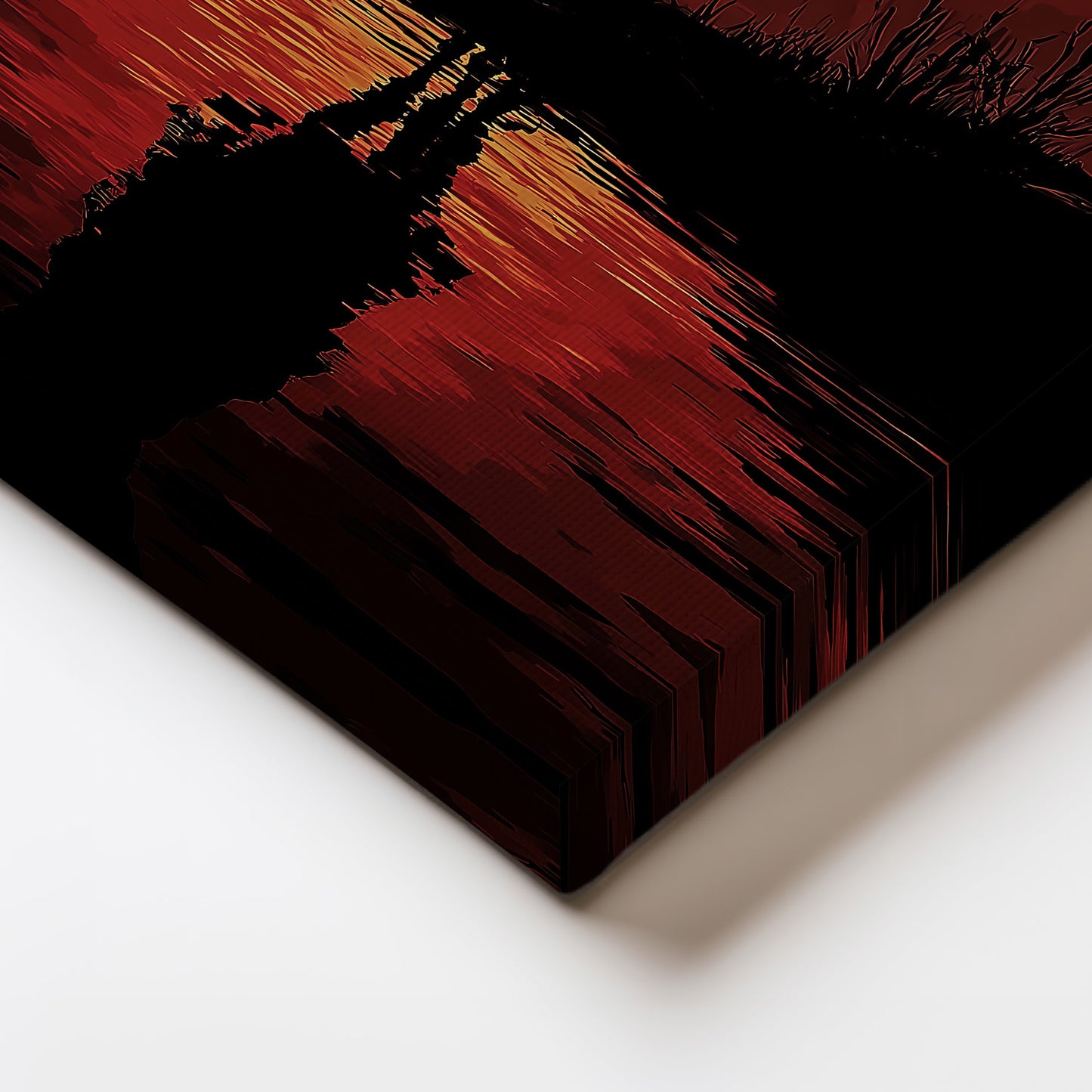 MYSTBIT ART | Sunset Outlaw Canvas Print Wall Art