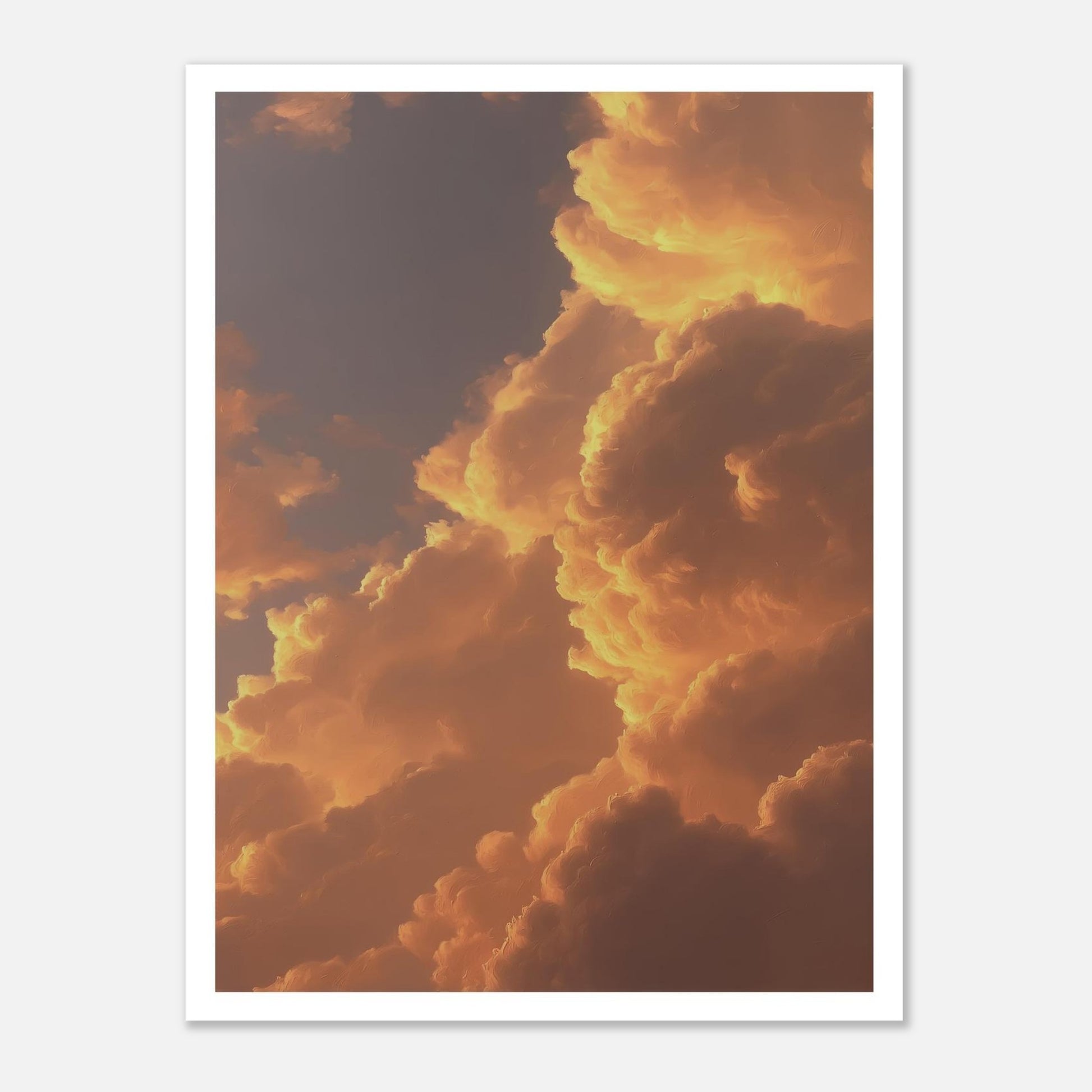 MYSTBIT ART | Sunset in Clouds Art Print Wall Art