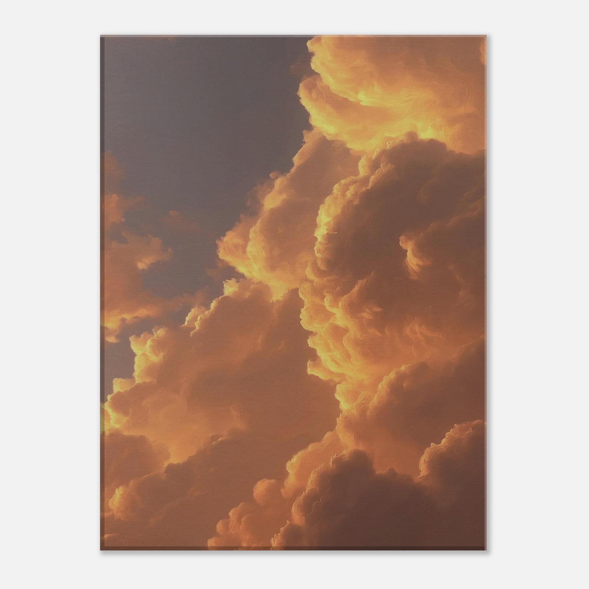 MYSTBIT ART | Sunset in Clouds Canvas Print Wall Art