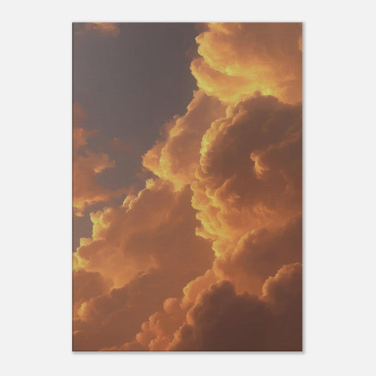 MYSTBIT ART | Sunset in Clouds Canvas Print Wall Art