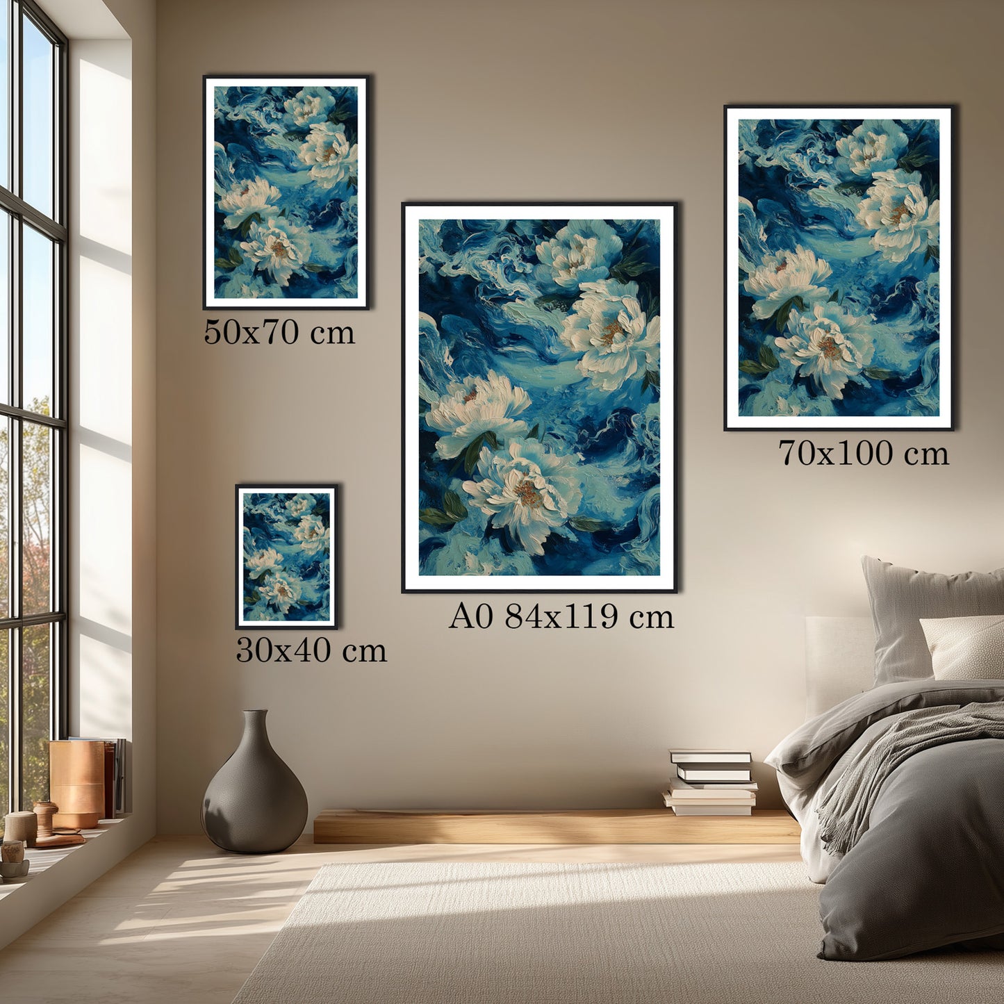 MYSTBIT ART | Tides of Bloom Art Print Wall Art