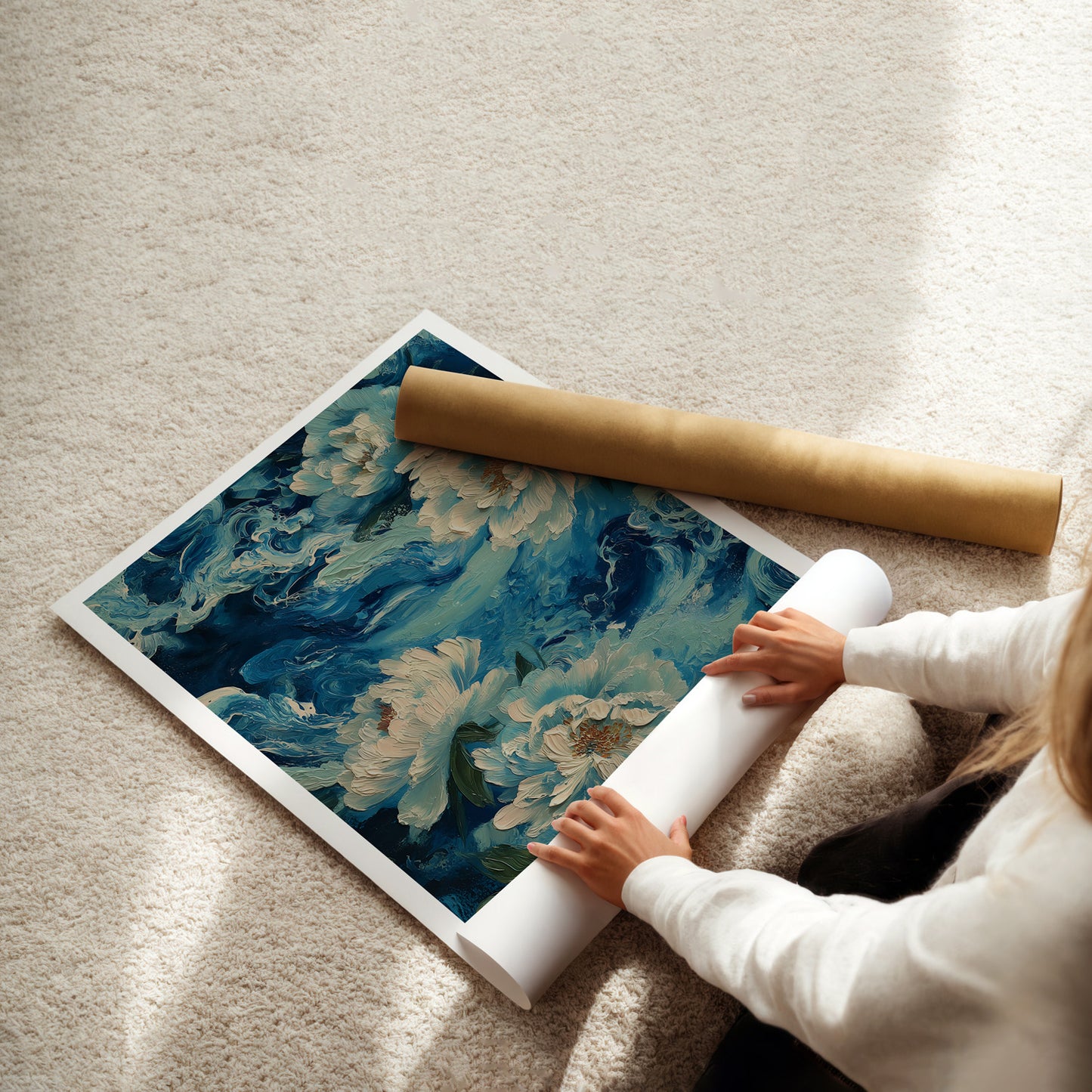 MYSTBIT ART | Tides of Bloom Art Print Wall Art