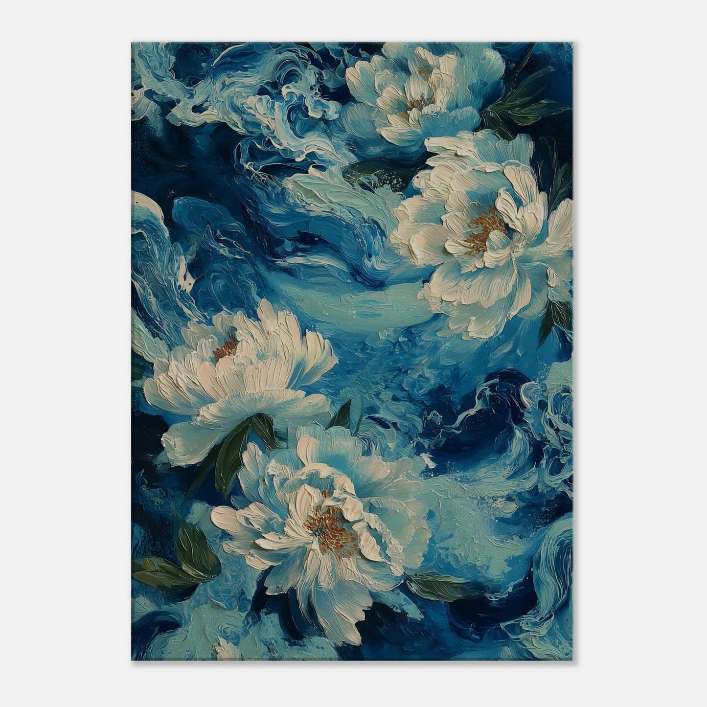 MYSTBIT ART | Tides of Bloom Canvas Print Wall Art