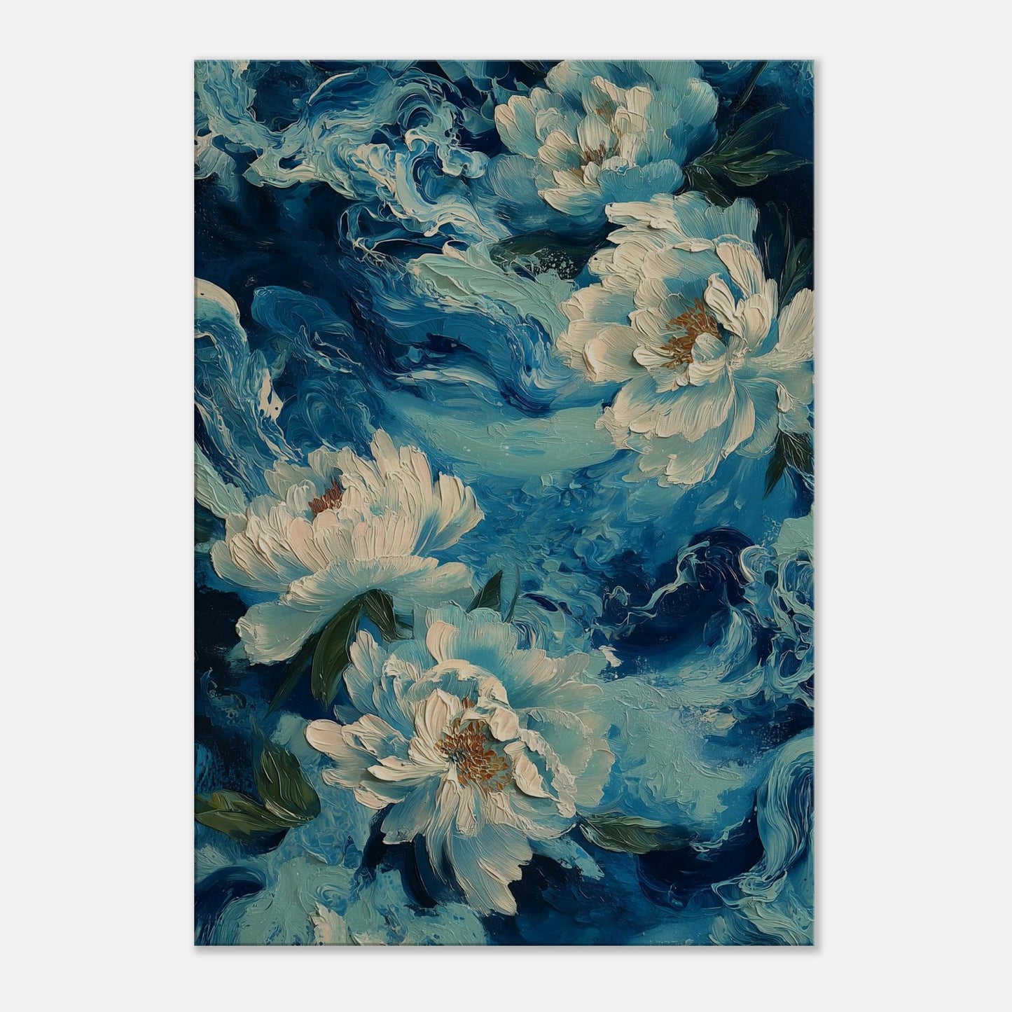 MYSTBIT ART | Tides of Bloom Canvas Print Wall Art