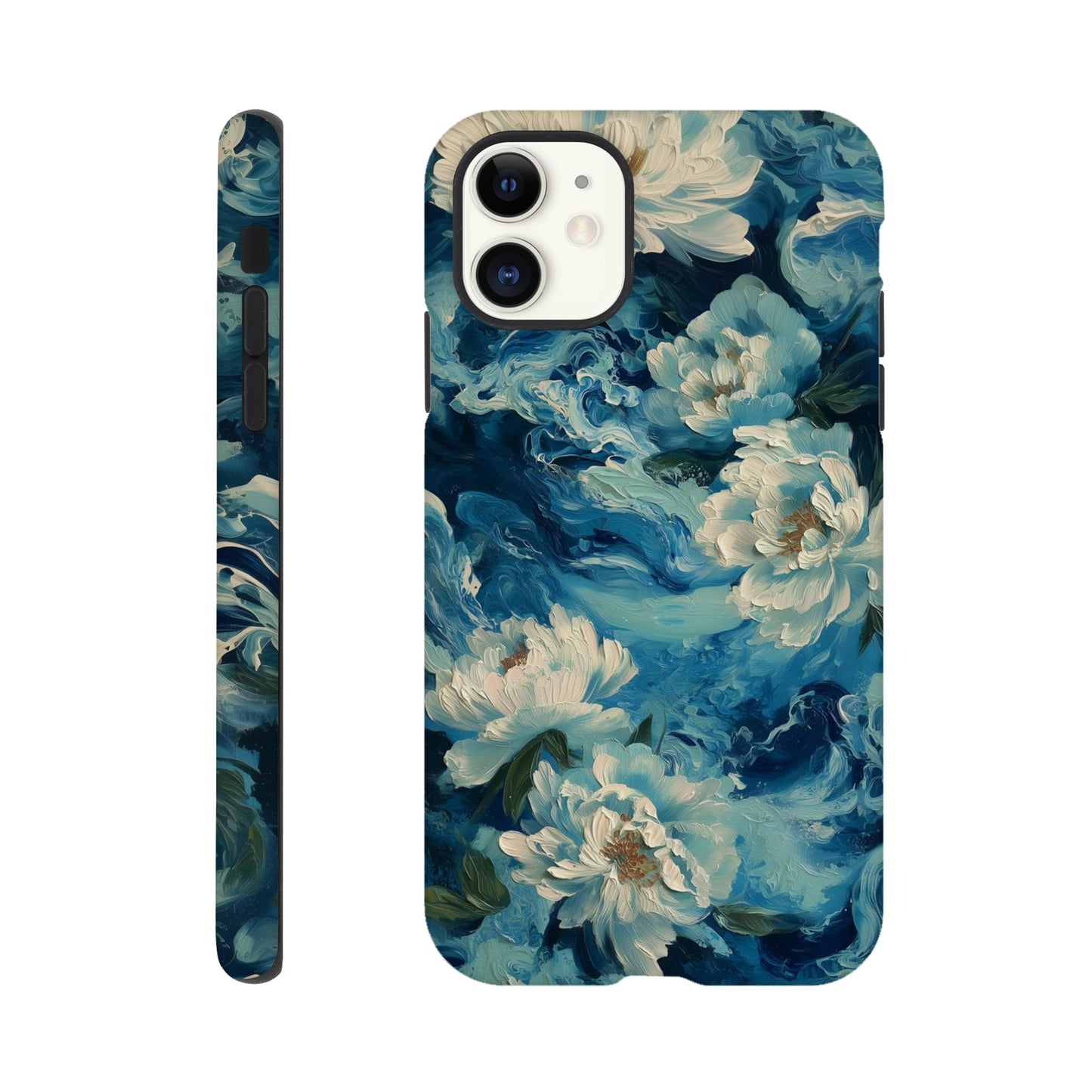 MYSTBIT ART | Tides of Bloom iPhone Case-MYSTBIT ART