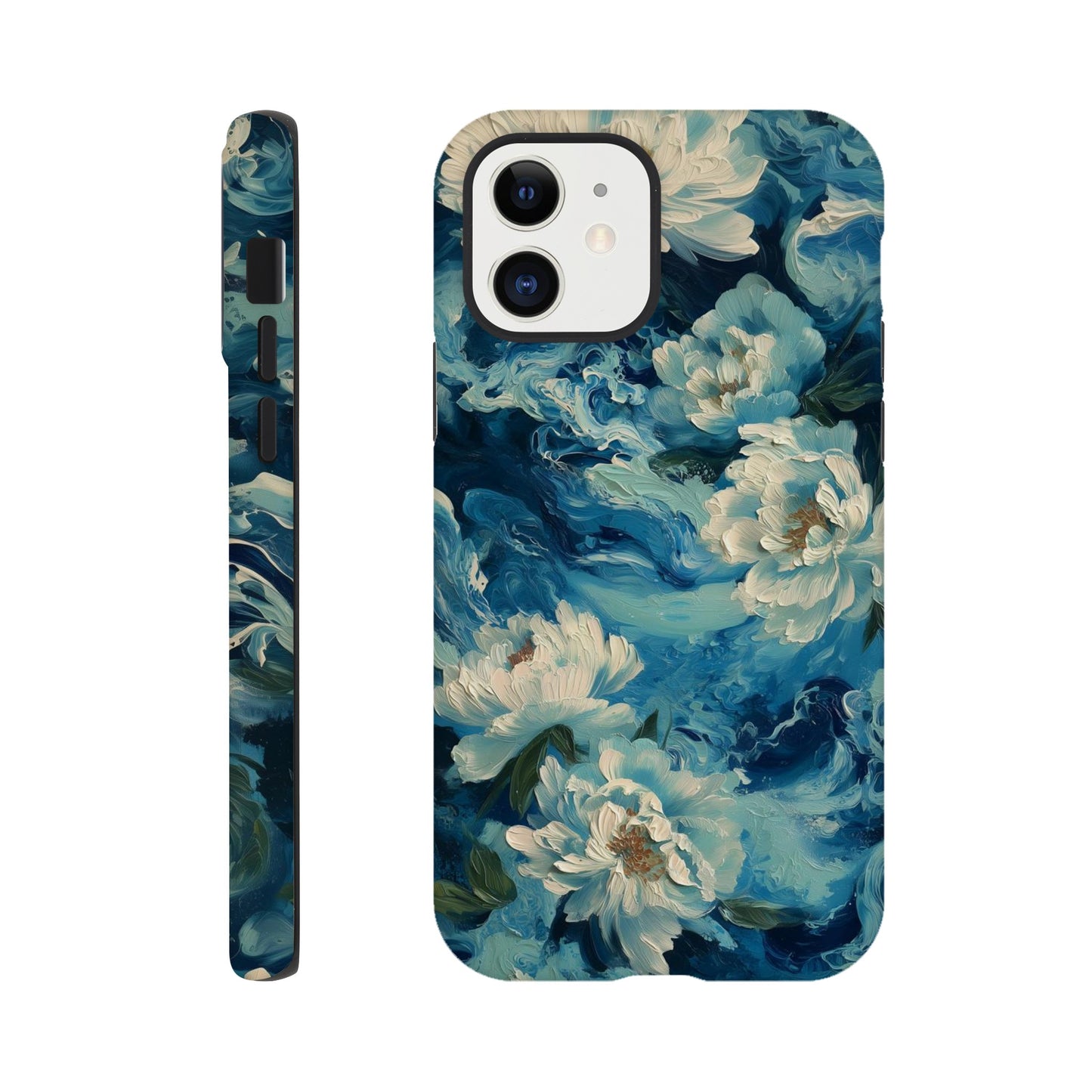 MYSTBIT ART | Tides of Bloom iPhone Case-MYSTBIT ART
