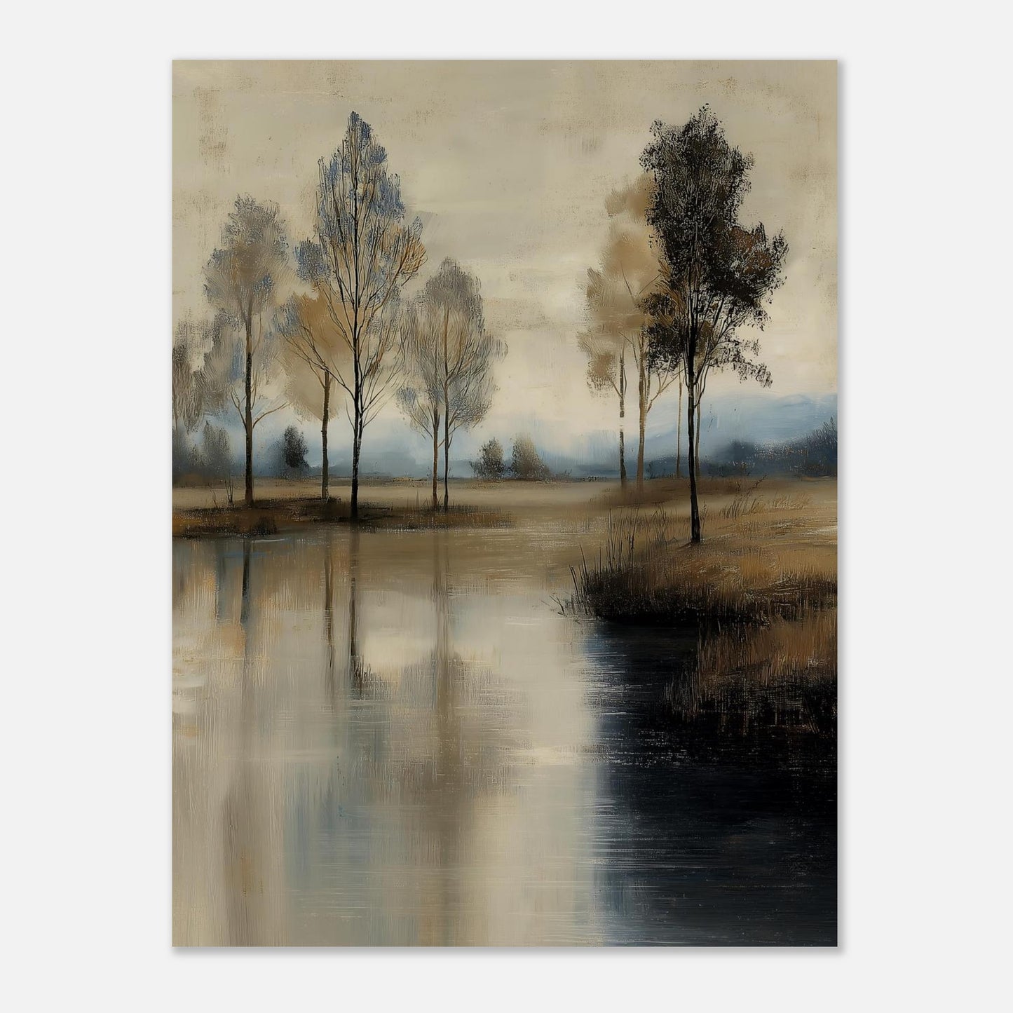 MYSTBIT ART | Timeless Reflection Art Print Wall Art