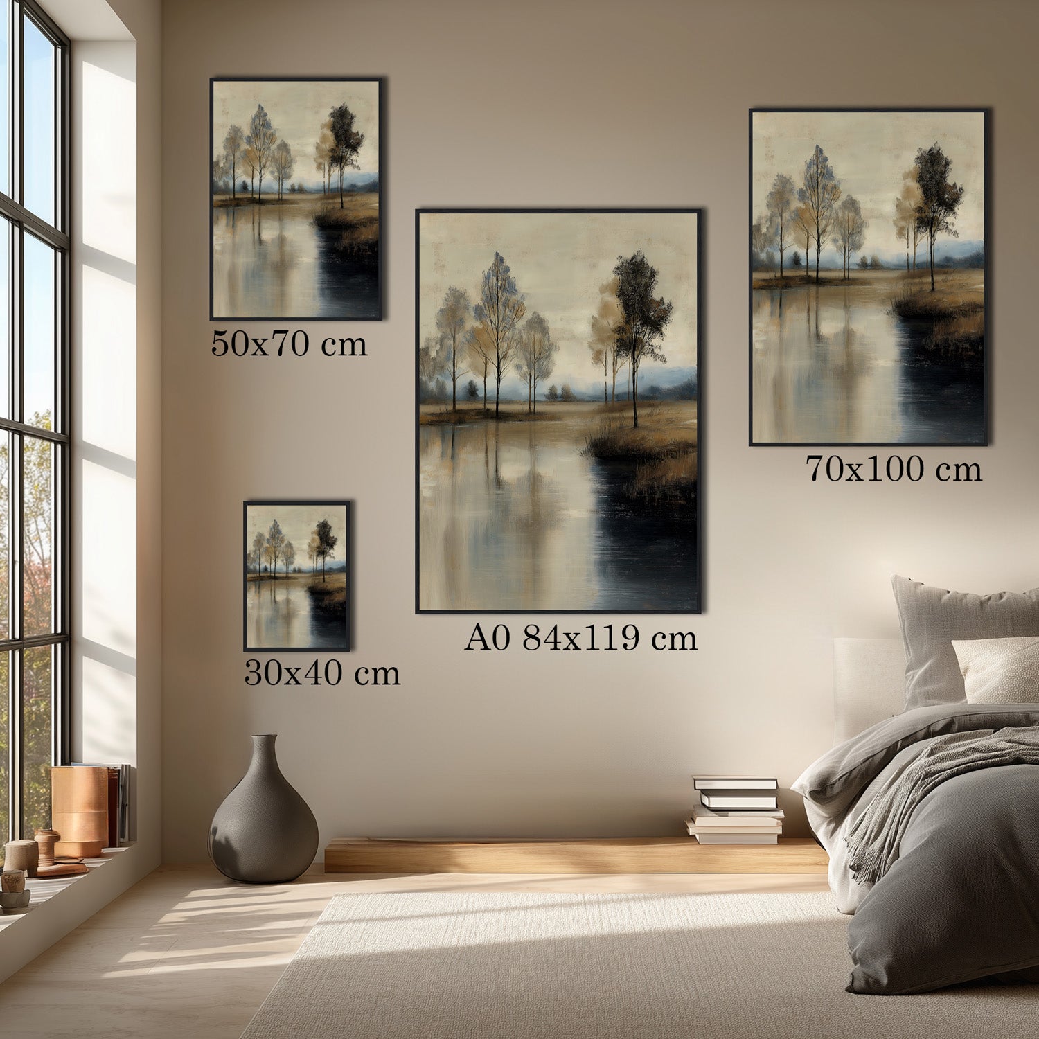 MYSTBIT ART | Timeless Reflection Art Print Wall Art
