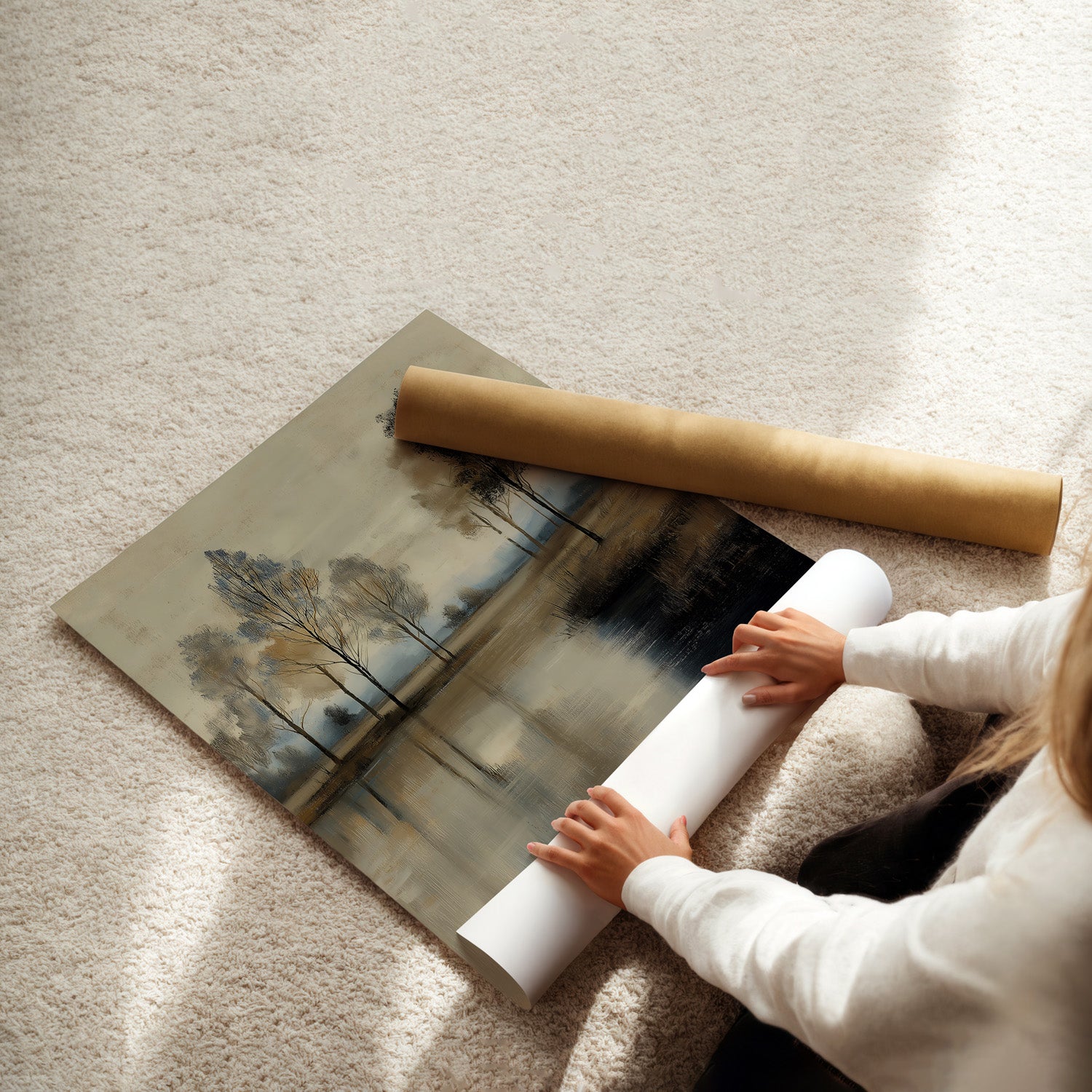 MYSTBIT ART | Timeless Reflection Art Print Wall Art