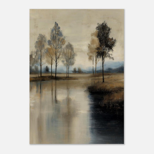 MYSTBIT ART | Timeless Reflection Art Print Wall Art