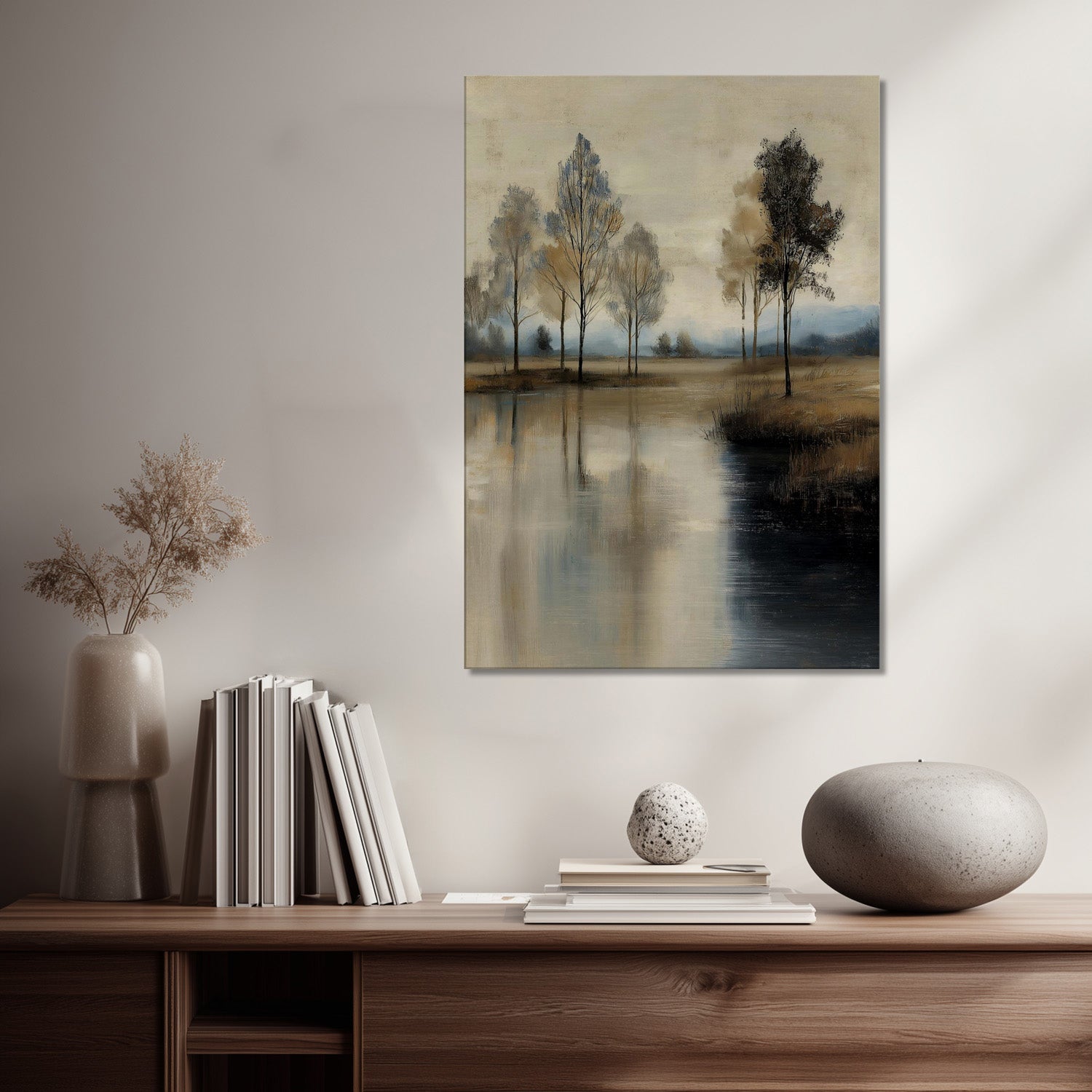 MYSTBIT ART | Timeless Reflection Canvas Print Wall Art